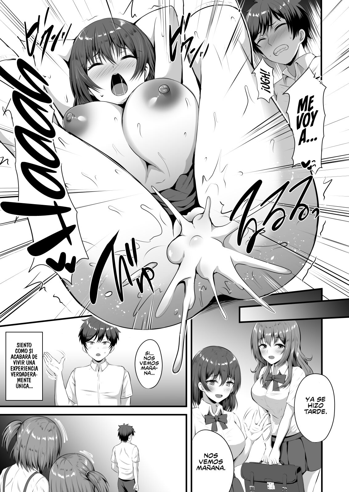 [Doushoku (Kisaragi Nana)] Otoko ga Ore shika Inai Inaka no Gakkou de Chijo Bitch to Yarimakuru Hanashi | Una historia Sobré Como me Folle a una Puta trás Otra en una Escuela Rural donde Yo soy el Único Hombre [Spanish] [NekoCreme] [Digital] 画像番号 20