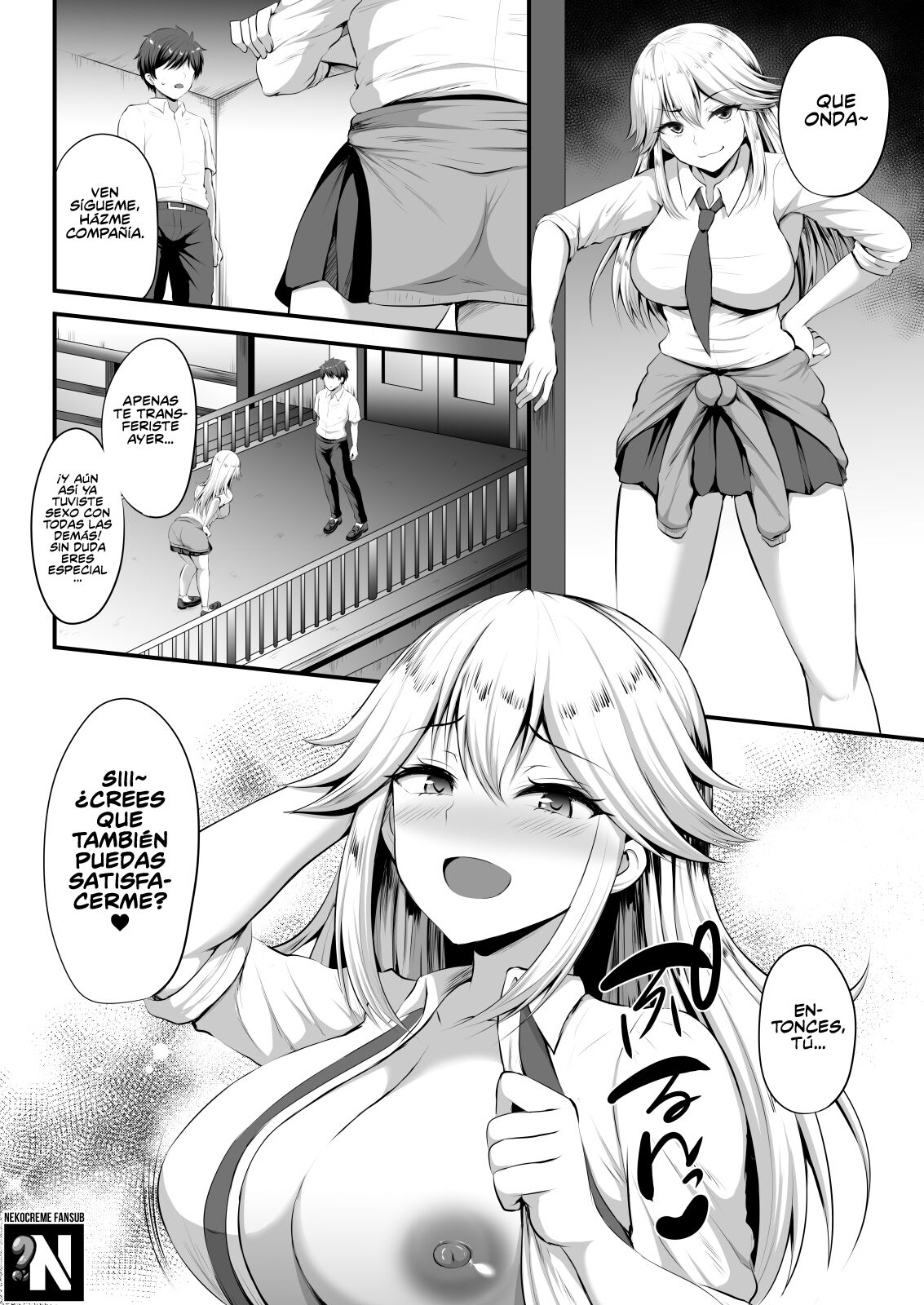 [Doushoku (Kisaragi Nana)] Otoko ga Ore shika Inai Inaka no Gakkou de Chijo Bitch to Yarimakuru Hanashi | Una historia Sobré Como me Folle a una Puta trás Otra en una Escuela Rural donde Yo soy el Único Hombre [Spanish] [NekoCreme] [Digital] 画像番号 33