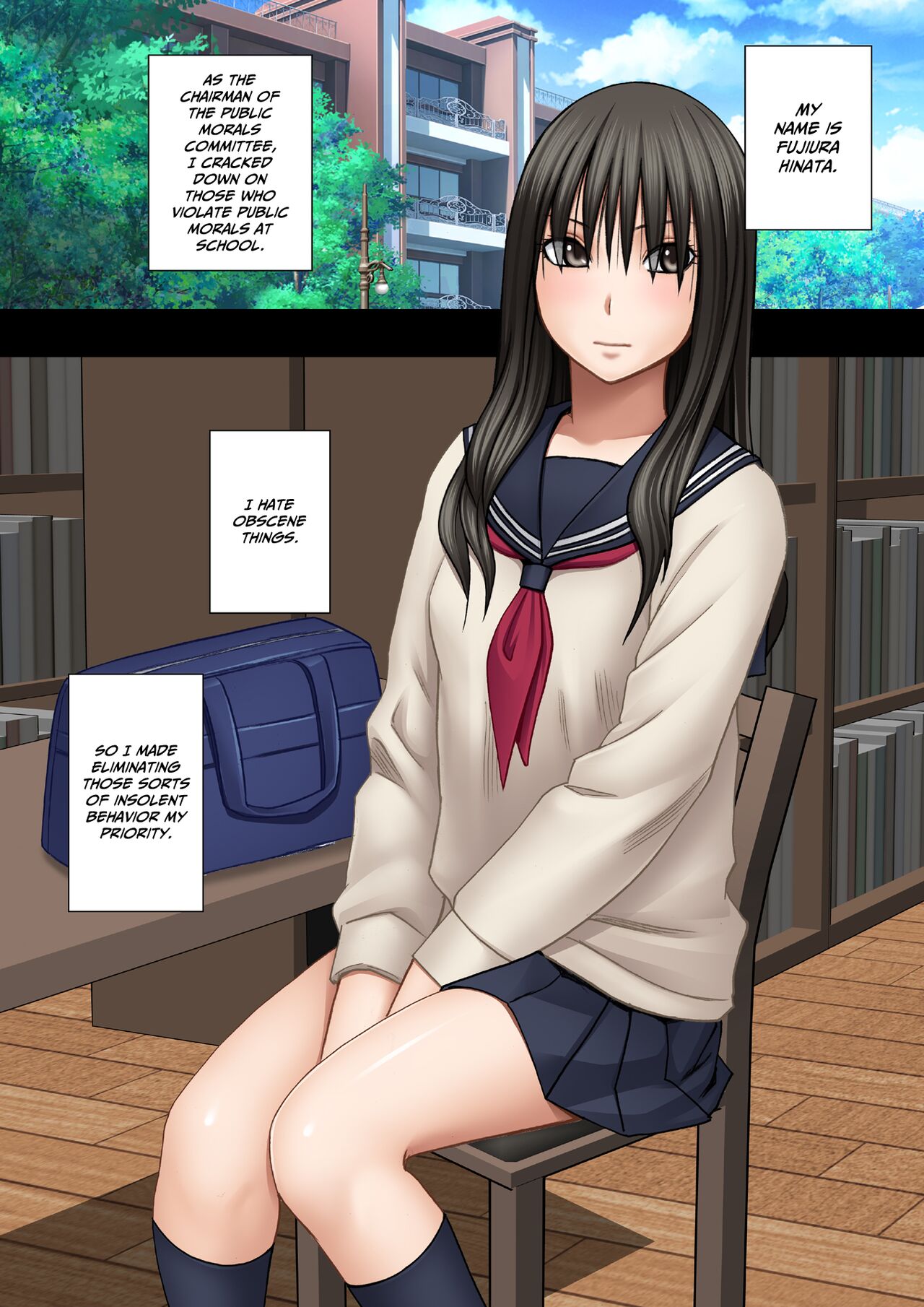 [Crimson] Fuuki Iinchou Fujiura Hinata Oppai Pub Hen | Public Morals Chairman Fujiura ~Boob Pub Chapter~ [English] [CulturedCommissions] 2eme image