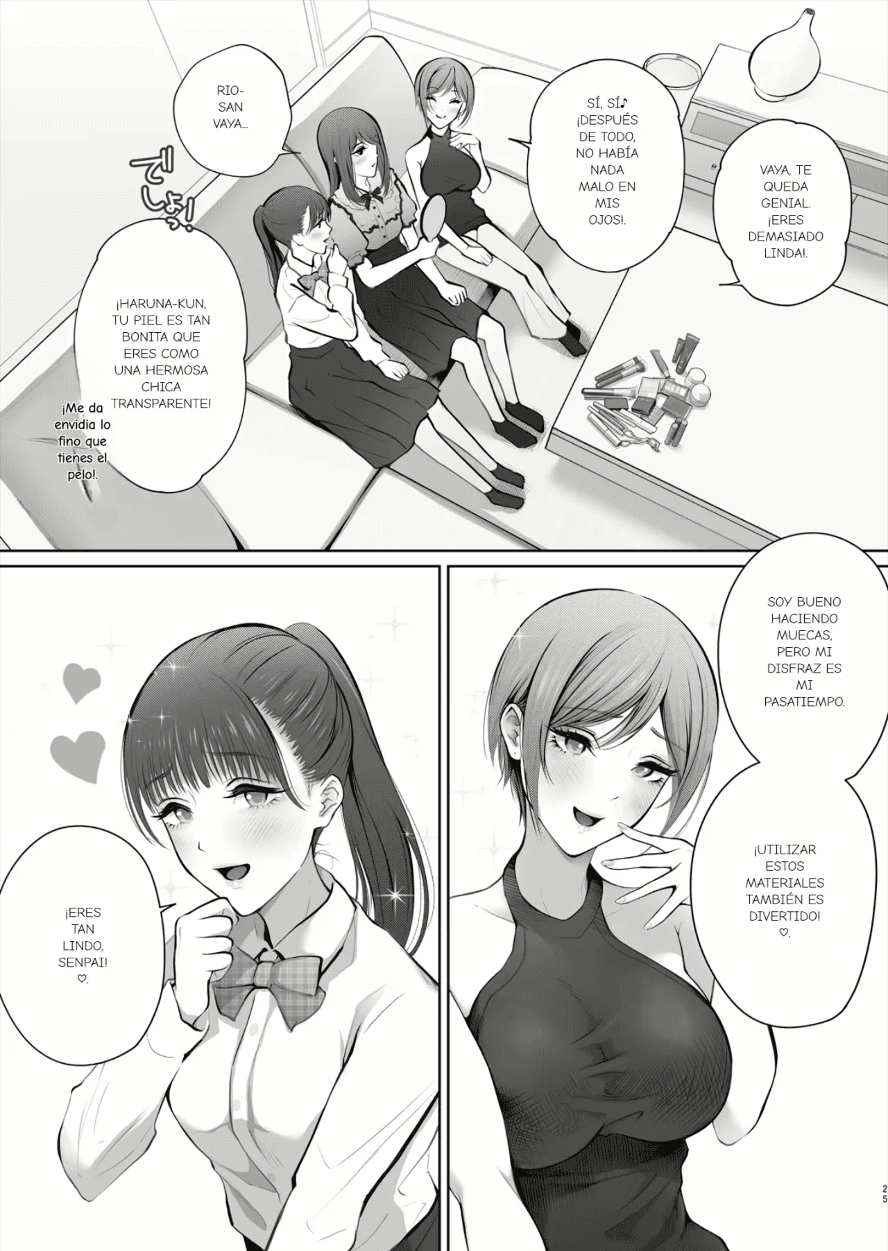 [E☆Roman Koubou (Edogawa Roman)] Kyou wa Kareshi de, Ashita wa Kanojo | Novio hoy novia mañana [Spanish] [Digital] изображение № 26