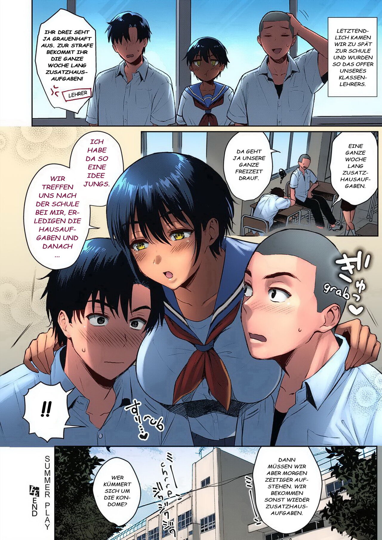 [Ame Arare] Natsu Asobi | Summer Play (COMIC ExE 32)[Uncensored][German][Centurion2] image number 34