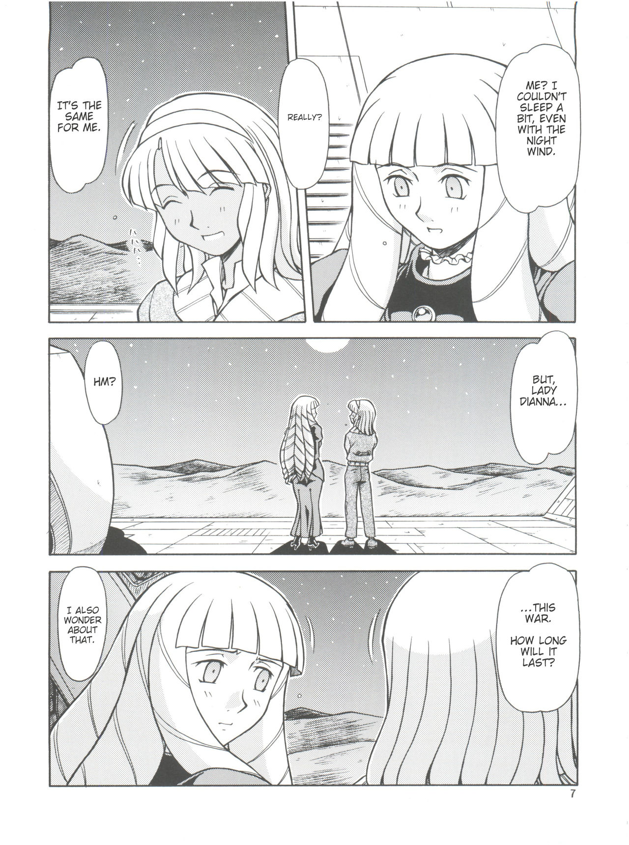 (C62) [ONE-SEVEN (Hagane Tetsu)] RED MUFFLER ∀ (Turn A Gundam) [English] 이미지 번호 6