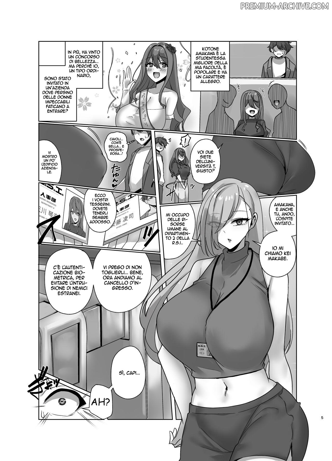 [R.S.I. (Rim)] Watashi, Onaho ni Narimasu! ~R. S. I. Sha Intern Katsudou Kiroku~ | Come Divento un Buco di Carne [Italian] [Digital] image number 5