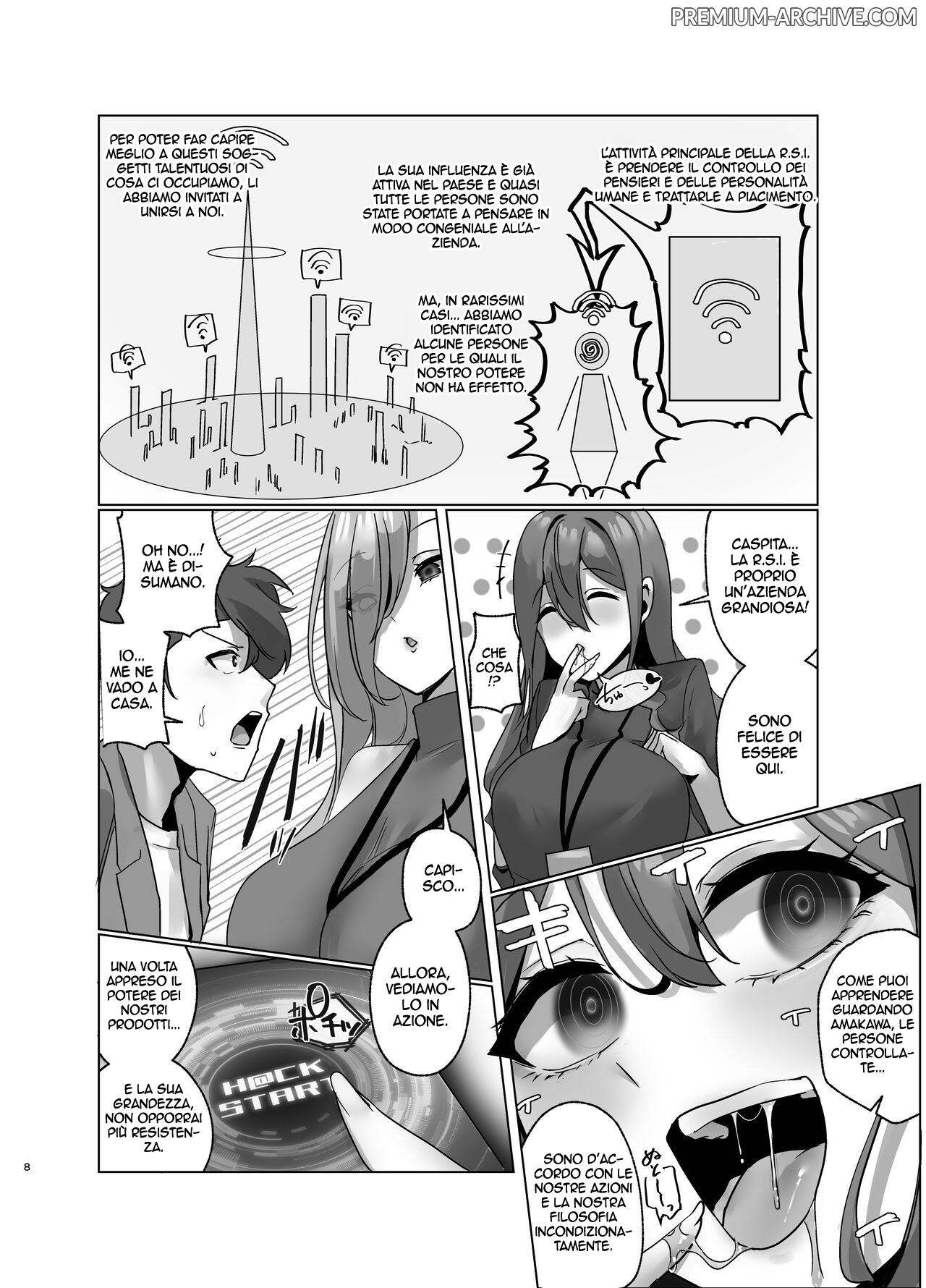 [R.S.I. (Rim)] Watashi, Onaho ni Narimasu! ~R. S. I. Sha Intern Katsudou Kiroku~ | Come Divento un Buco di Carne [Italian] [Digital] image number 8