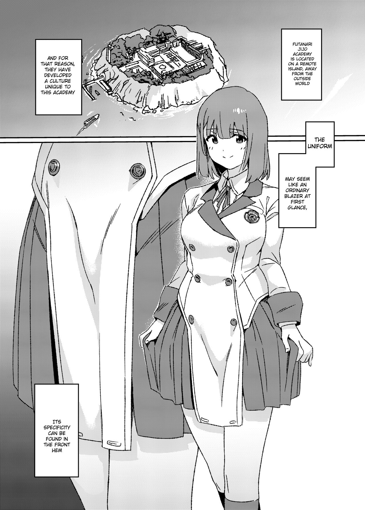 [Suimitsutou Koubou (Momo no Suidousui)] Futanari Jijo Gakuen Gakunai Report [English] [Digital] image number 3