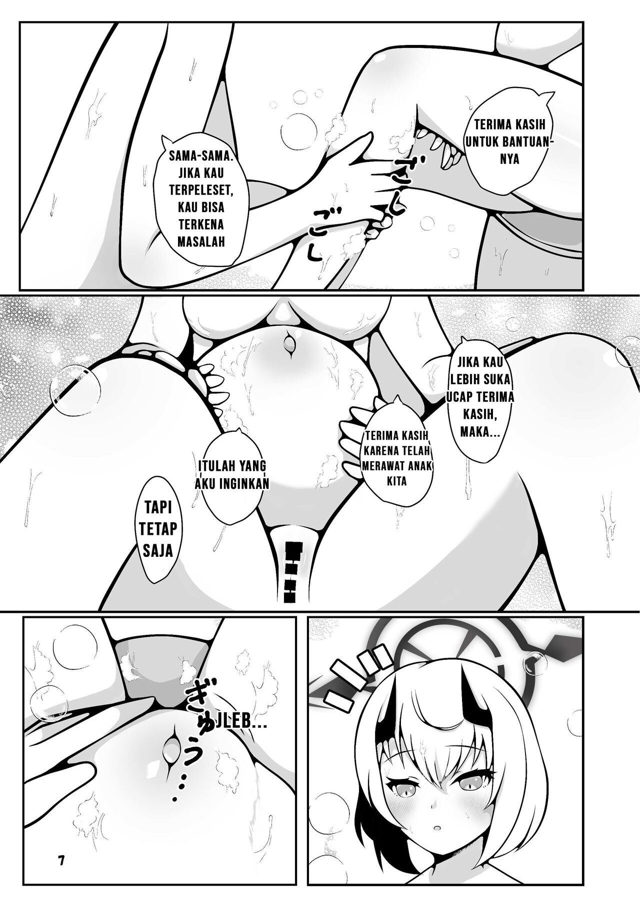 [Magical Kagechousukashi (Kagechousukashi,)] Sena ga sensei ni bunben kaijo shite morau hon (Blue Archive) [Indonesian] [Digital] image number 7