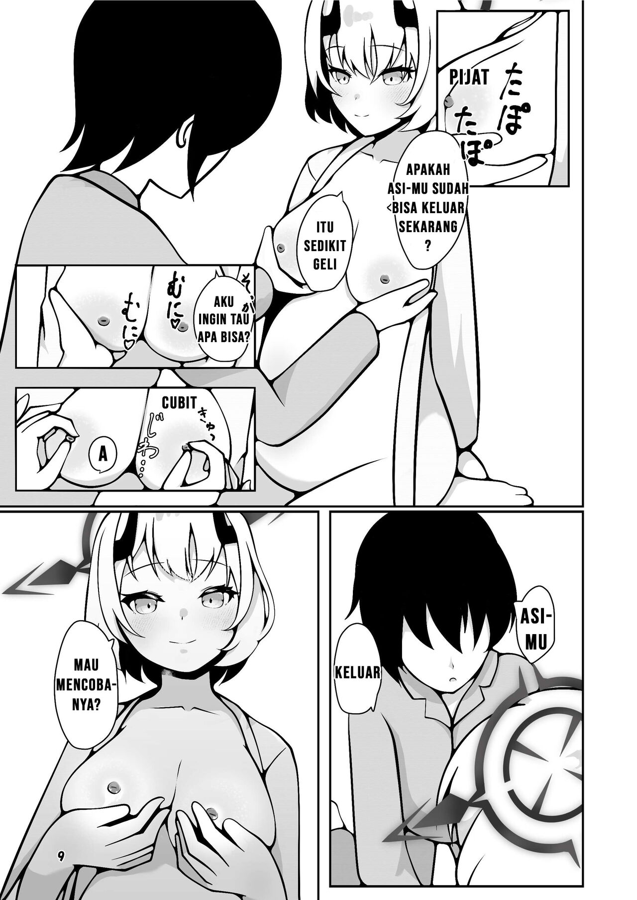 [Magical Kagechousukashi (Kagechousukashi,)] Sena ga sensei ni bunben kaijo shite morau hon (Blue Archive) [Indonesian] [Digital] image number 9