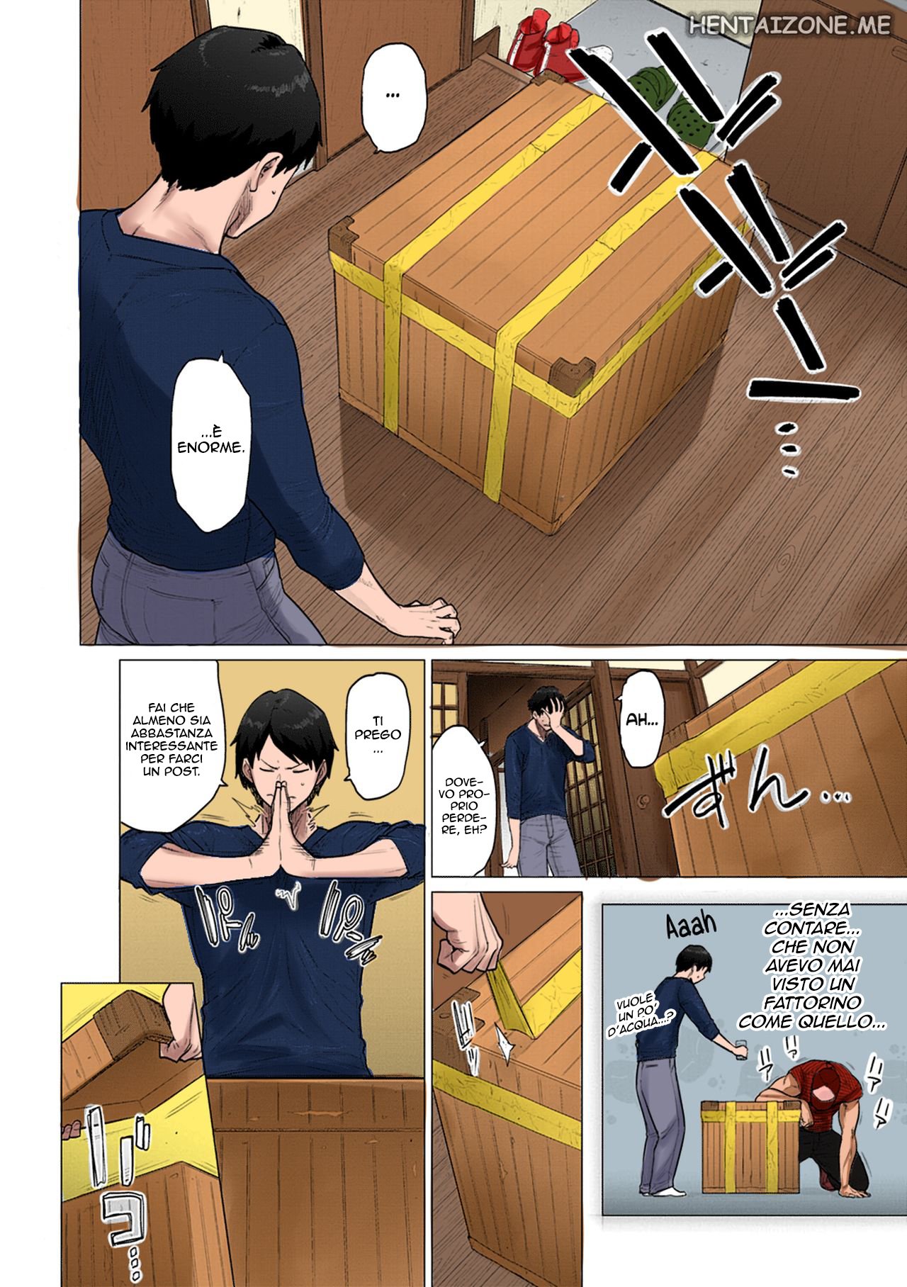 [Etuzan Jakusui] Mystery Box -Himitsu no Hako- | La Domestica Usa e Getta (Futei with...) [Italian] [Colorized] [Digital] Bildnummer 2