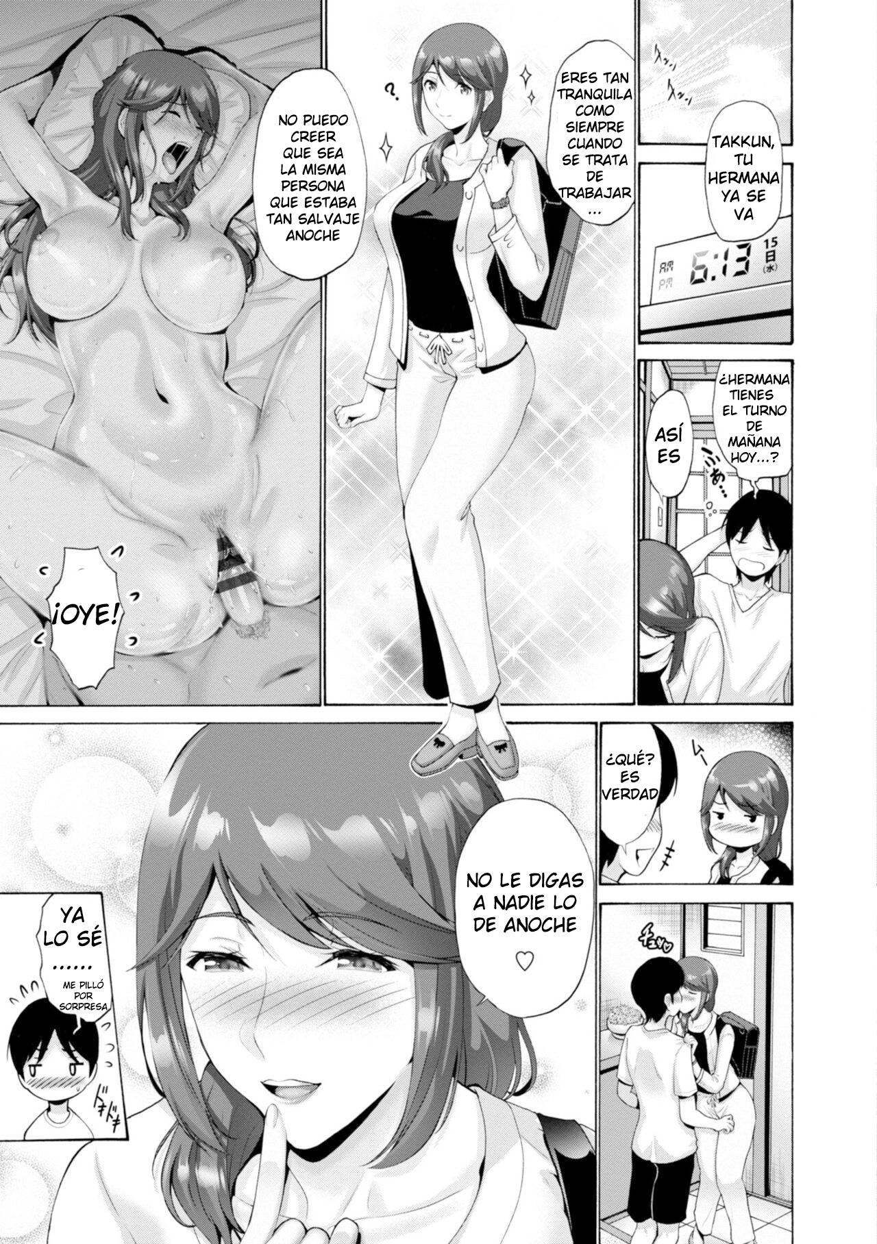 [Nishikawa Kou] Ane ga ore no maede wa darashinakute komaru [Spanish] image number 19