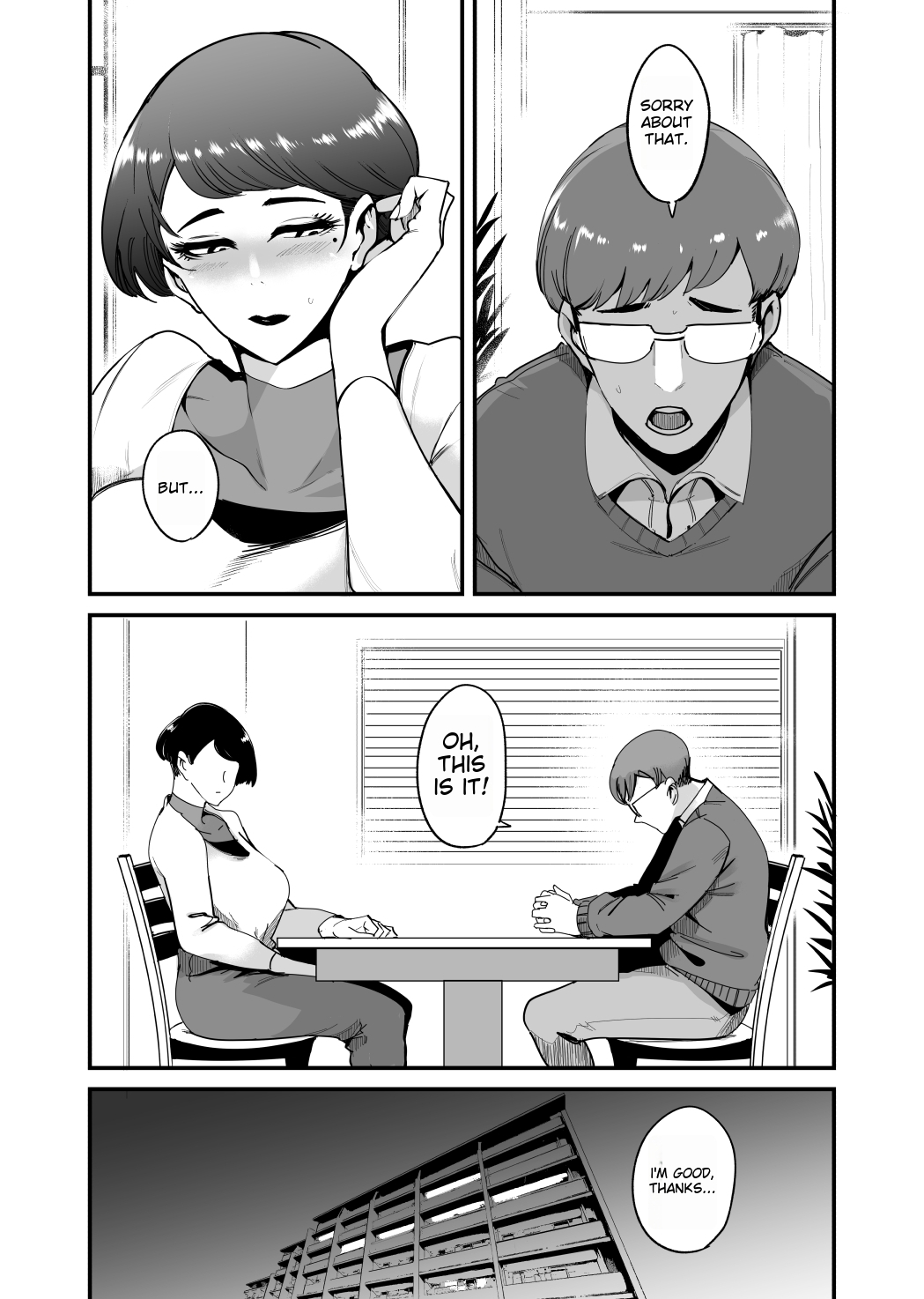 [SOUND MILK (Otochichi)] Fella Mask Fujin - Takahashi Reiko Fujin no Baai - [Digital]{english-not original} 画像番号 1