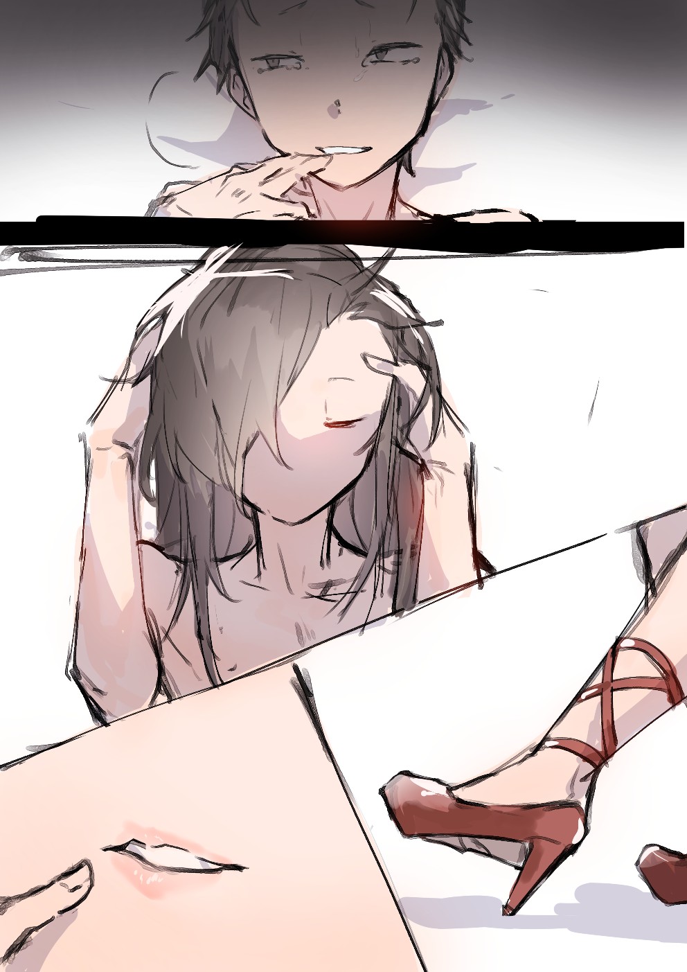 [Angel] Subaru x Emilia and Rem futa image number 12