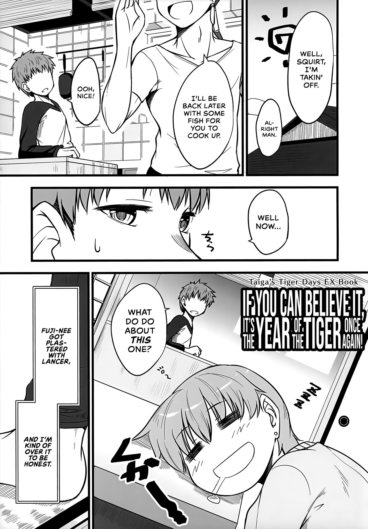 (C101) [Youtoujirushi (Arami Taito)] Yappari Toradoshi Damono | If You Can Believe It, It's The Year Of The Tiger Once Again! (Fate/stay night) [English] [head empty] 画像番号 4