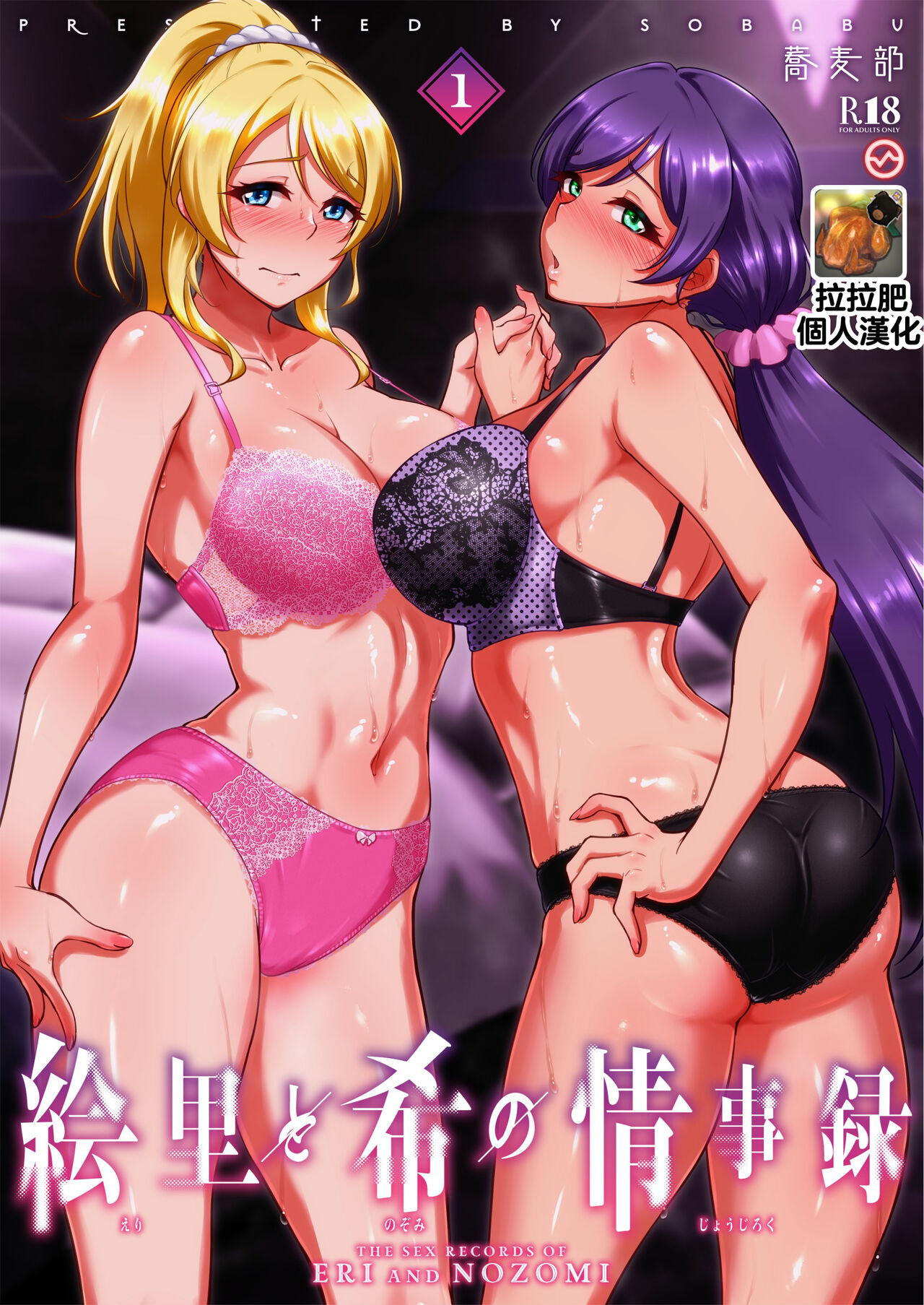 [Sobabu (Rasson)] Eri to Nozomi no Joujiroku 1 (Love Live!) [Chinese] [拉拉肥個人漢化] [Digital] изображение № 1