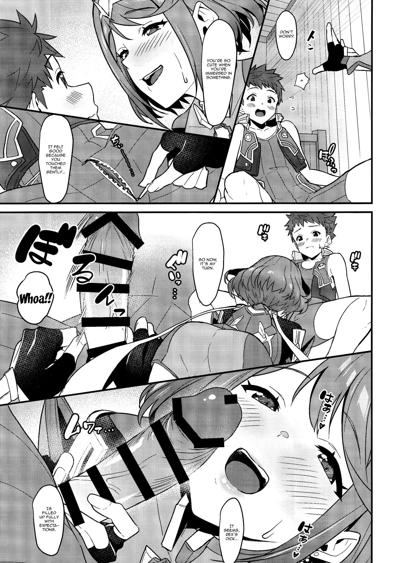 (C95) [Pony Farm (Bonnie)] Chouyou no Naka e to | In The Morning Light (Xenoblade Chronicles 2) [English] {Doujins.com} numero di immagine  12