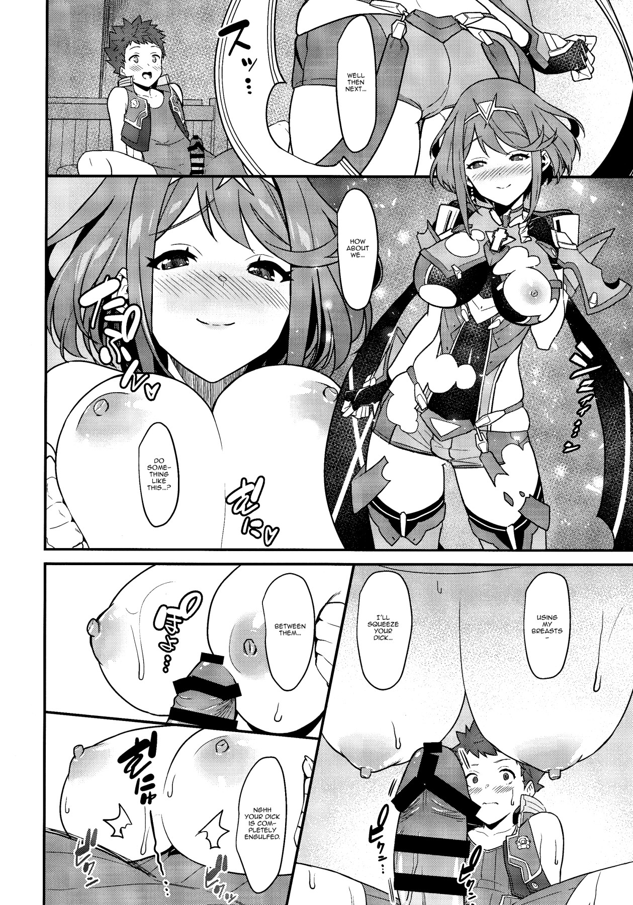 (C95) [Pony Farm (Bonnie)] Chouyou no Naka e to | In The Morning Light (Xenoblade Chronicles 2) [English] {Doujins.com} numero di immagine  15