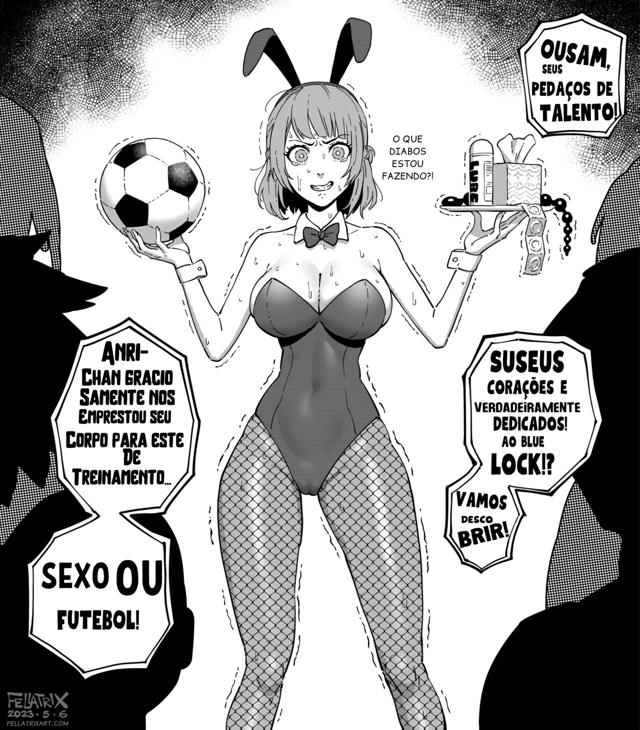 [Fellatrix] Embarrassed Bunnygirl PTBR Bildnummer 2