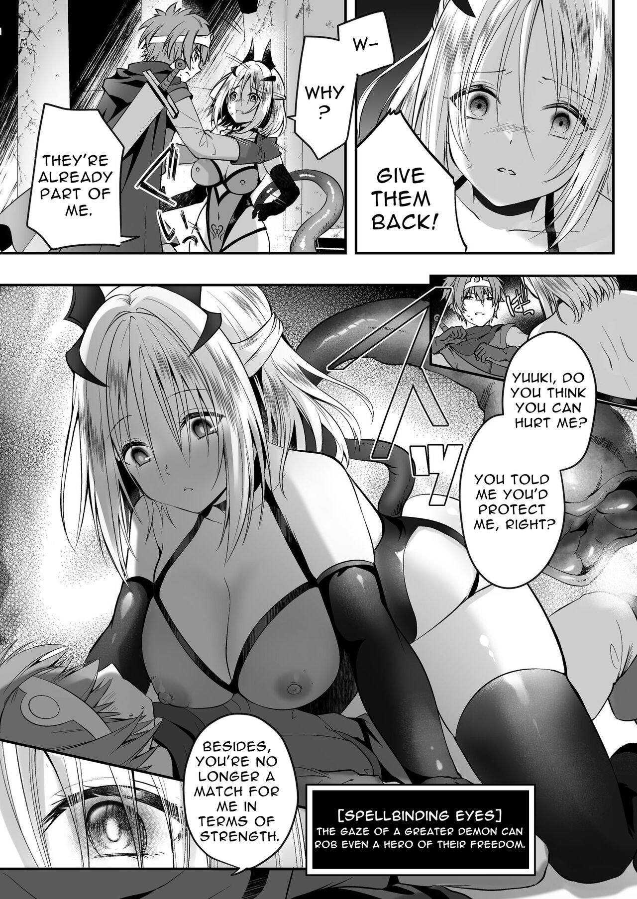 [Seika Kairaku Shoten (Eltoria, Rurimaru)] Yami Ochi Sister no Marunomi Kairaku Osen ~NTR Shi ni kuru Yatsu Zenin Marunomi Sureba Watashi no Kachida yo ne~ | Vore Pleasure Contamination of a Darkly Corrupted Cleric [English] image number 19