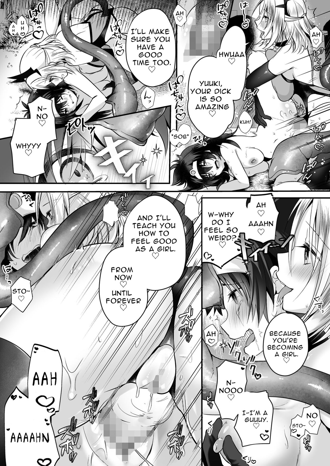 [Seika Kairaku Shoten (Eltoria, Rurimaru)] Yami Ochi Sister no Marunomi Kairaku Osen ~NTR Shi ni kuru Yatsu Zenin Marunomi Sureba Watashi no Kachida yo ne~ | Vore Pleasure Contamination of a Darkly Corrupted Cleric [English] image number 27