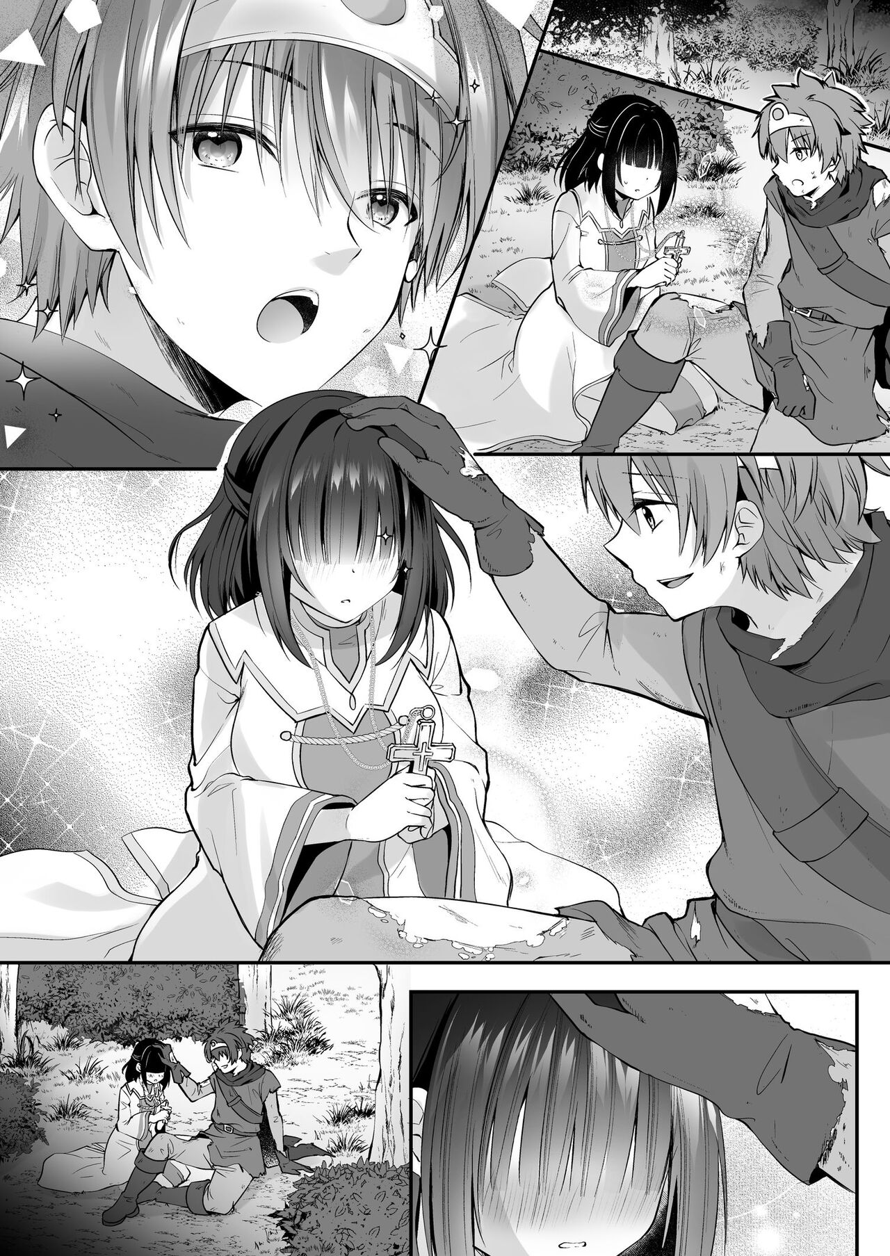 [Seika Kairaku Shoten (Eltoria, Rurimaru)] Yami Ochi Sister no Marunomi Kairaku Osen ~NTR Shi ni kuru Yatsu Zenin Marunomi Sureba Watashi no Kachida yo ne~ | Vore Pleasure Contamination of a Darkly Corrupted Cleric [English] image number 39