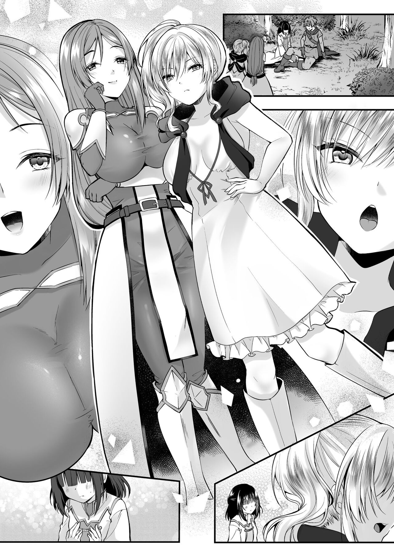 [Seika Kairaku Shoten (Eltoria, Rurimaru)] Yami Ochi Sister no Marunomi Kairaku Osen ~NTR Shi ni kuru Yatsu Zenin Marunomi Sureba Watashi no Kachida yo ne~ | Vore Pleasure Contamination of a Darkly Corrupted Cleric [English] image number 40