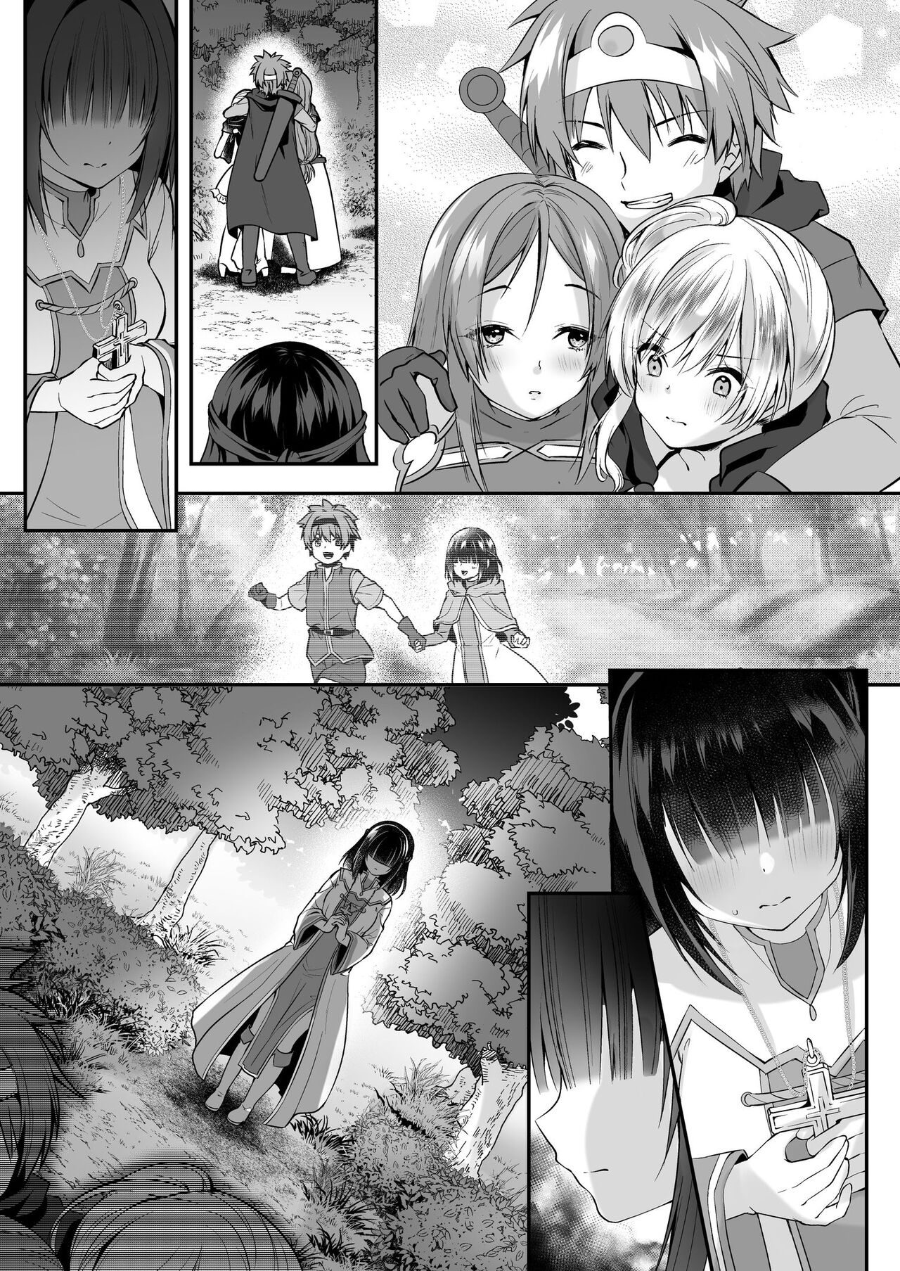 [Seika Kairaku Shoten (Eltoria, Rurimaru)] Yami Ochi Sister no Marunomi Kairaku Osen ~NTR Shi ni kuru Yatsu Zenin Marunomi Sureba Watashi no Kachida yo ne~ | Vore Pleasure Contamination of a Darkly Corrupted Cleric [English] image number 41
