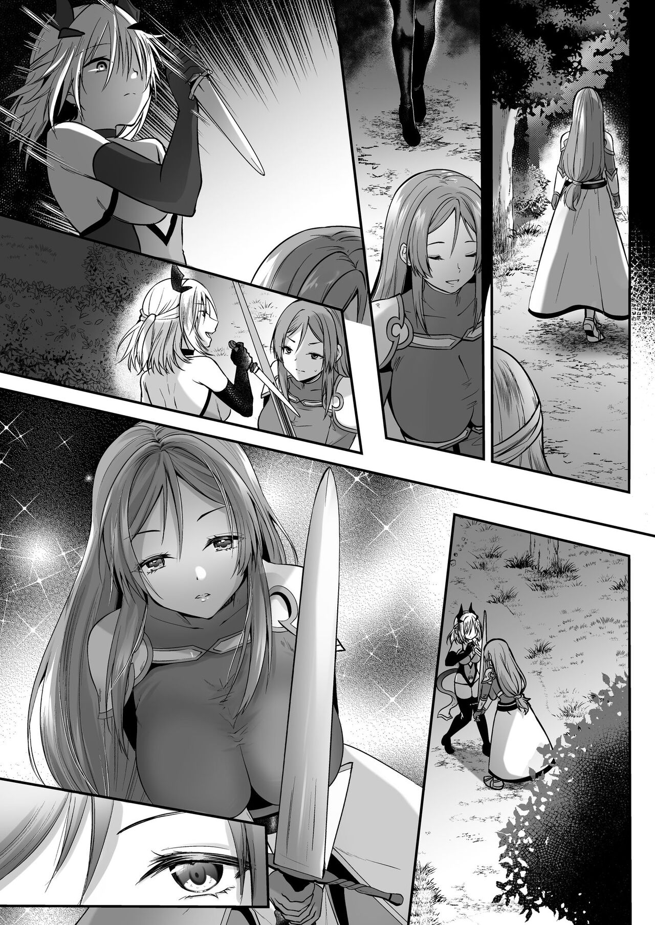 [Seika Kairaku Shoten (Eltoria, Rurimaru)] Yami Ochi Sister no Marunomi Kairaku Osen ~NTR Shi ni kuru Yatsu Zenin Marunomi Sureba Watashi no Kachida yo ne~ | Vore Pleasure Contamination of a Darkly Corrupted Cleric [English] image number 52