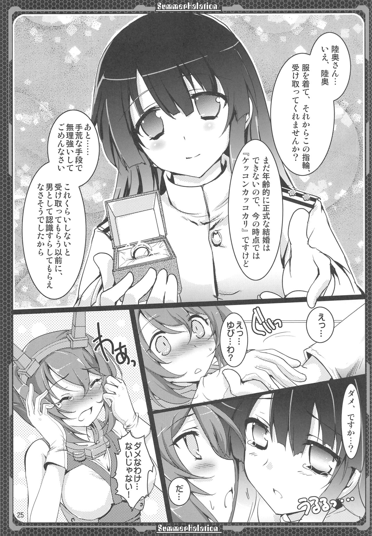 (C86) [Aruku Denpatou no Kai (Mitsuki Touka)] Nagato no Mon, Mutsu no Oku (Kantai Collection -KanColle-) numero di immagine  24