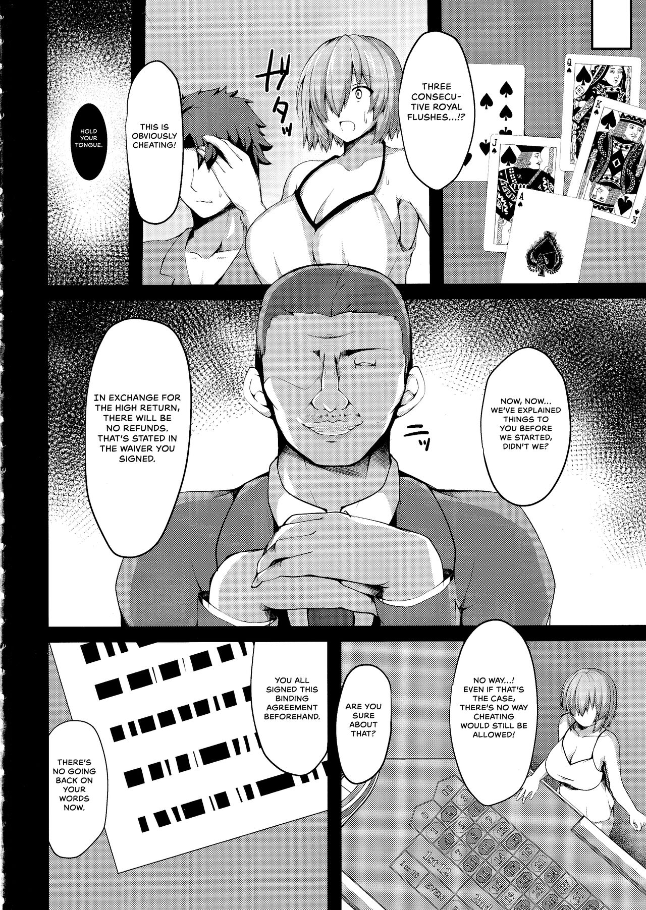 (C97) [Asanebou Crisis (Akaneman)] Sex Hensai Ura Casino Mash Kyrielight - Repay debt at Illegal casino (Fate/Grand Order) [English] {Hennojin} 图片编号 3