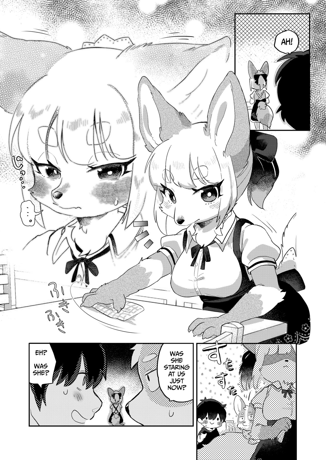 (Kemoket 12) [moffle (mabo)] Kimi no Shippo wo Mofuritai! | I Want to Pet Your Tail Too! [English] [Haj3] изображение № 4