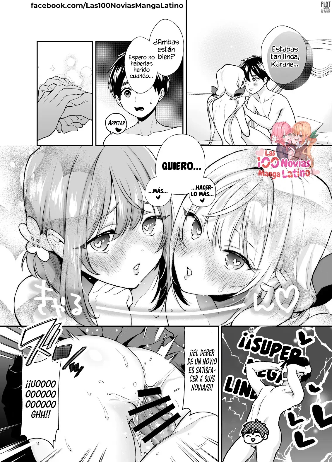 [Yume no Tsuzuki (Yumemiteeru)] Hakari to Karane to IchaLove H suru HON (Kimi no Koto ga Daidaidaidaidaisuki na 100-nin no Kanojo) [Spanish] [Plot Twist No Fansub] [Digital] image number 19