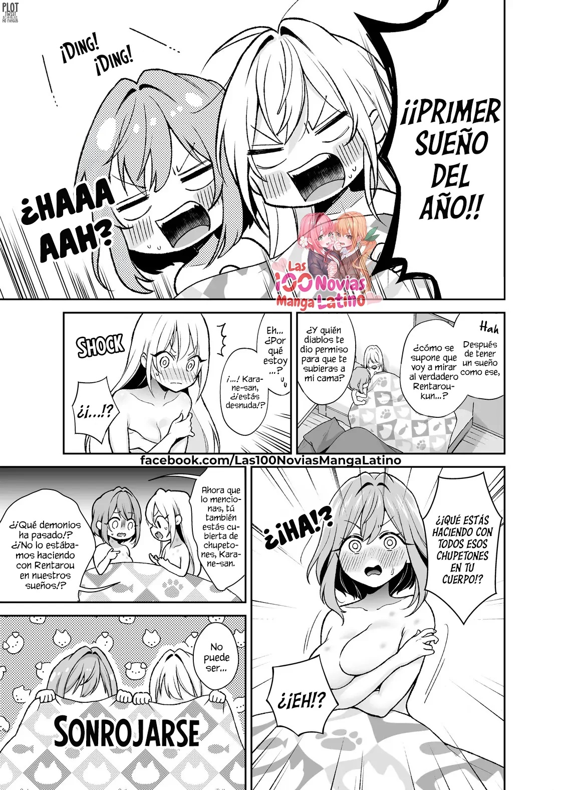 [Yume no Tsuzuki (Yumemiteeru)] Hakari to Karane to IchaLove H suru HON (Kimi no Koto ga Daidaidaidaidaisuki na 100-nin no Kanojo) [Spanish] [Plot Twist No Fansub] [Digital] image number 25