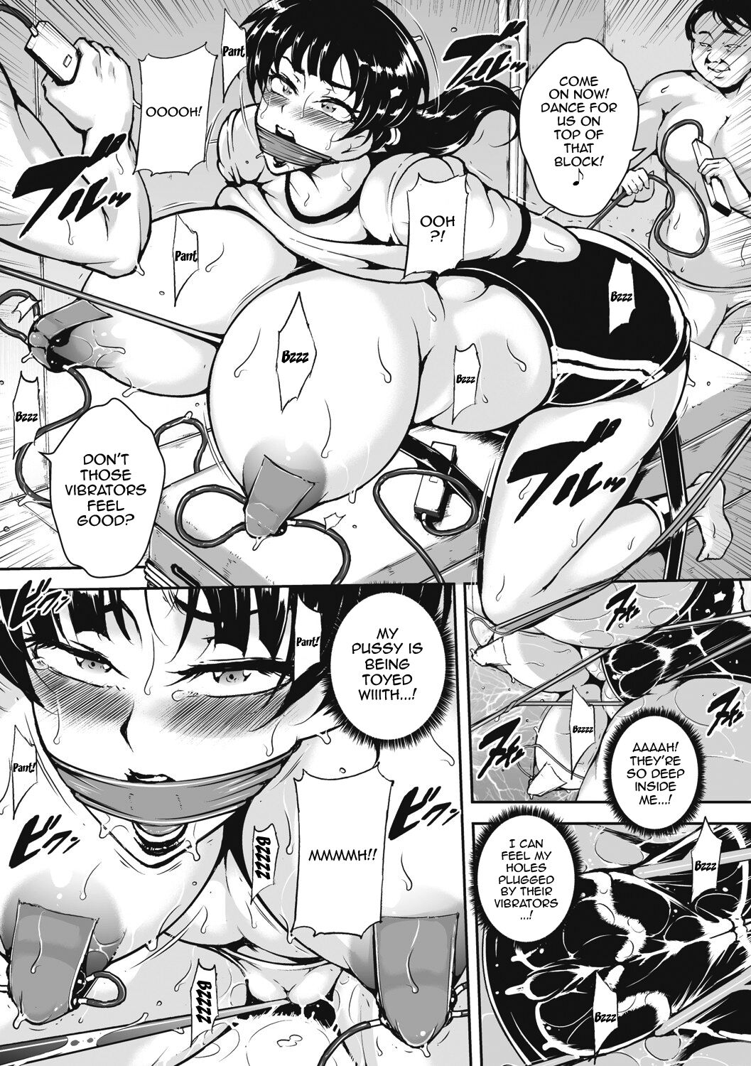 [Bitch Goigostar] Akaneiro ni Modaeru Hitozuma - Wife Writhing in Madder Ch. 1-4 [English] {Doujins.com} [Digital] 60eme image