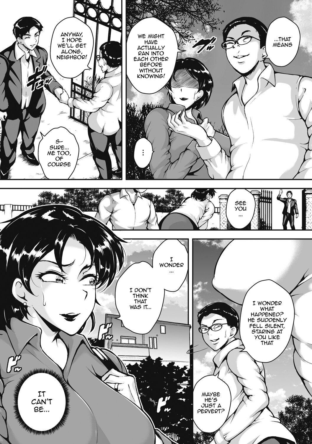 [Bitch Goigostar] Akaneiro ni Modaeru Hitozuma - Wife Writhing in Madder Ch. 1-4 [English] {Doujins.com} [Digital] 75eme image