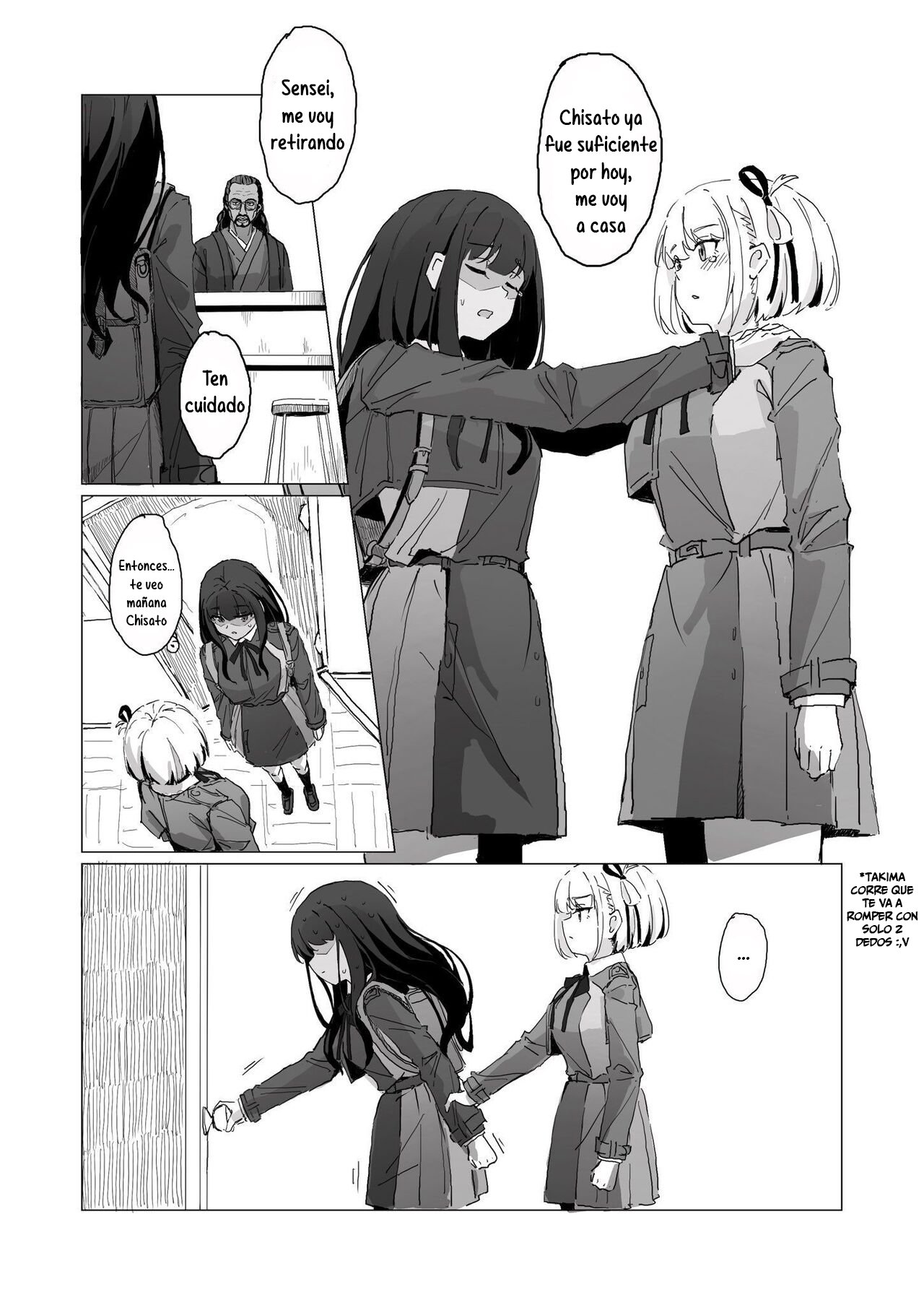 [FaFayu] ChisaTaki (Lycoris Recoil) [Spanish] [AhegaoKuroneko143] [Decensored] 画像番号 2