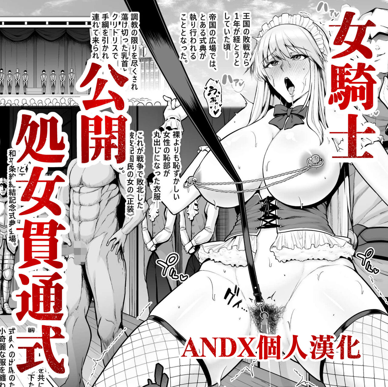 [Sevengar] Haisenkoku no Onna Kishi, Wahei Jouyaku Teiketsu o Shukushi Tekikokuhei ni Shojo o Sasageru [Chinese] [ANDX個人漢化] numero di immagine  1