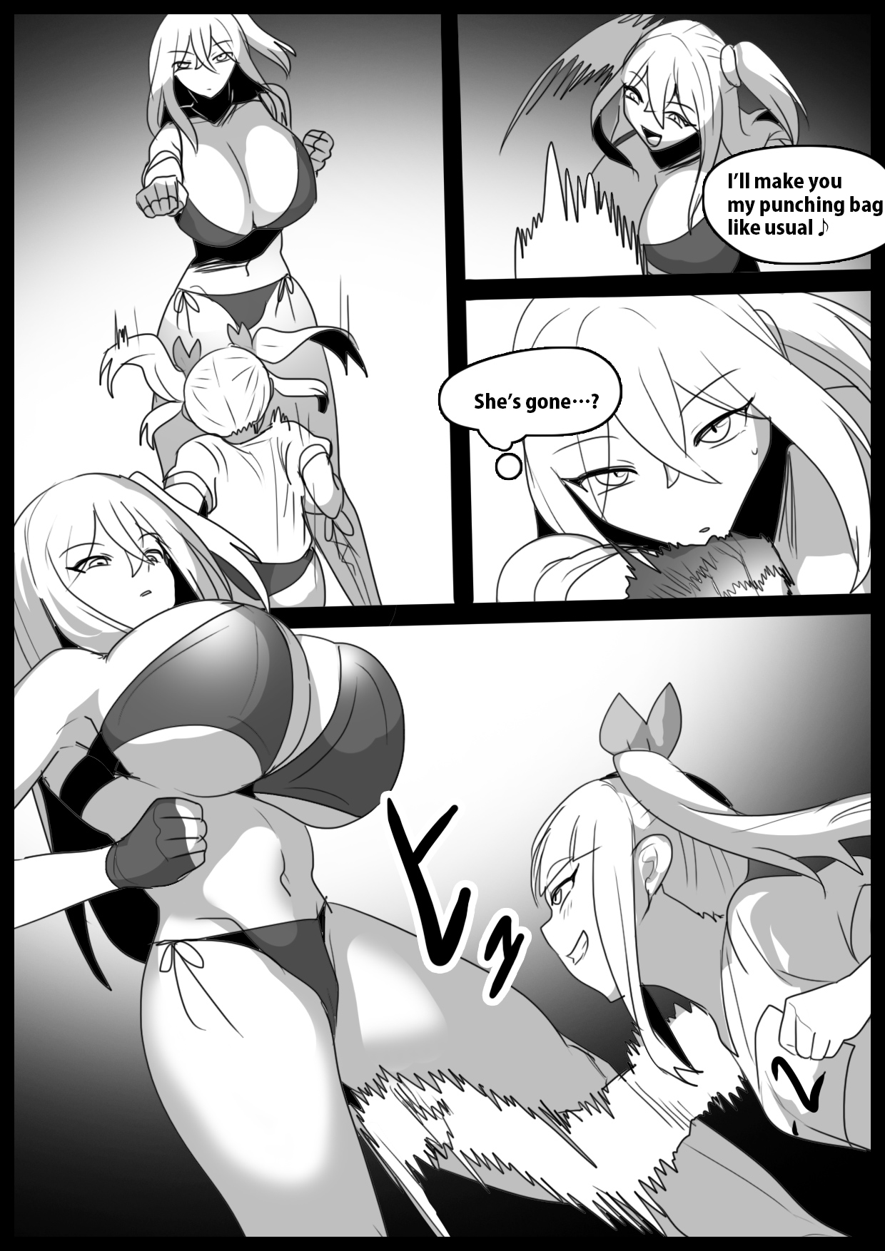 [The Nation of Head Scissors, Toppogi] Girls Beat! Plus Saki vs Ayu 图片编号 3