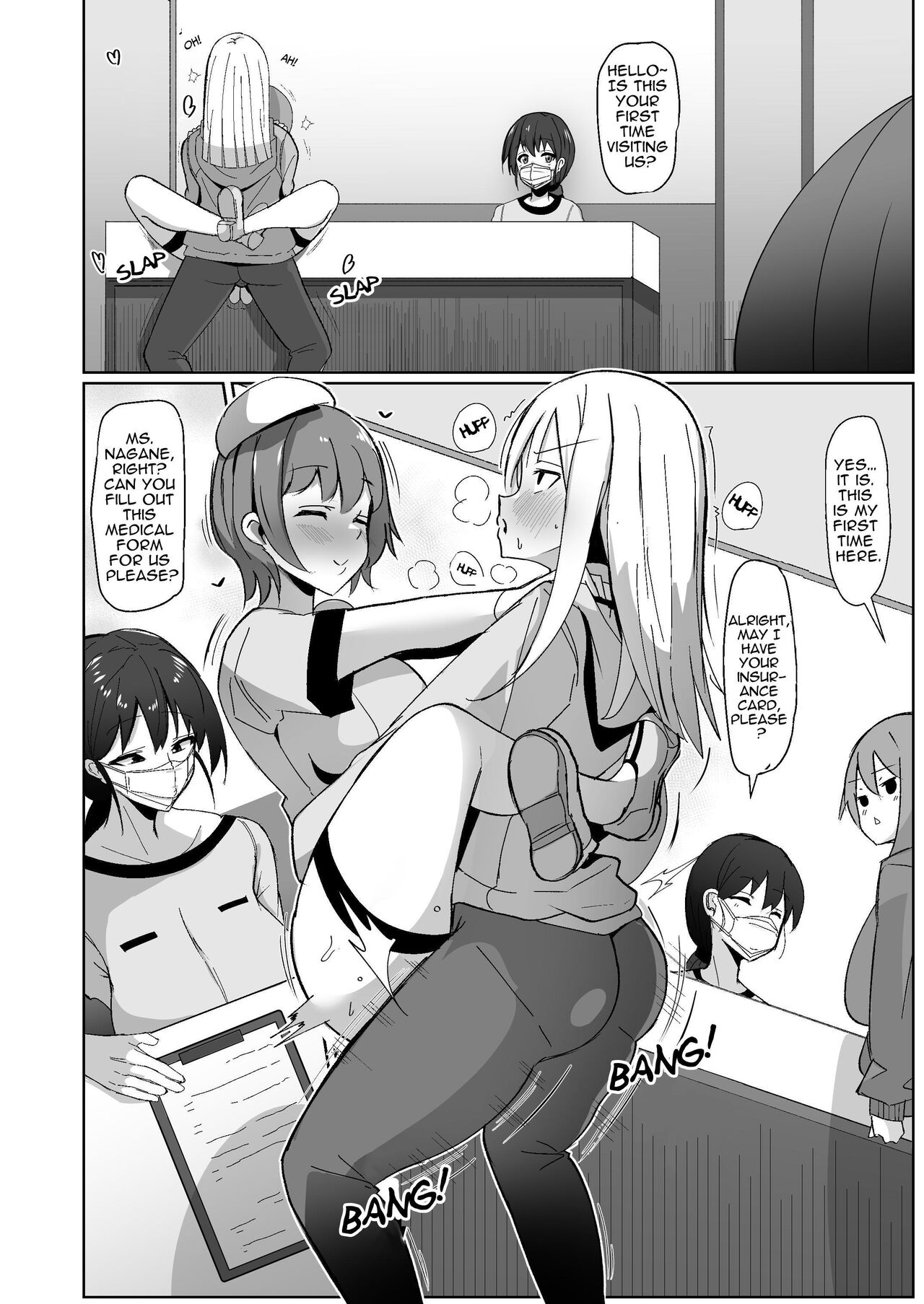 [Kosuko Teikoku (sella)] Moshimo Futanari wa Bokki Shitara Shasei suru no ga Atarimae no Sekai dattara ~Clinic Hen~ | What if a futanari getting a boner meant they had to blow their load? ~Clinic~ [English] [RWfuta] numero di immagine  6