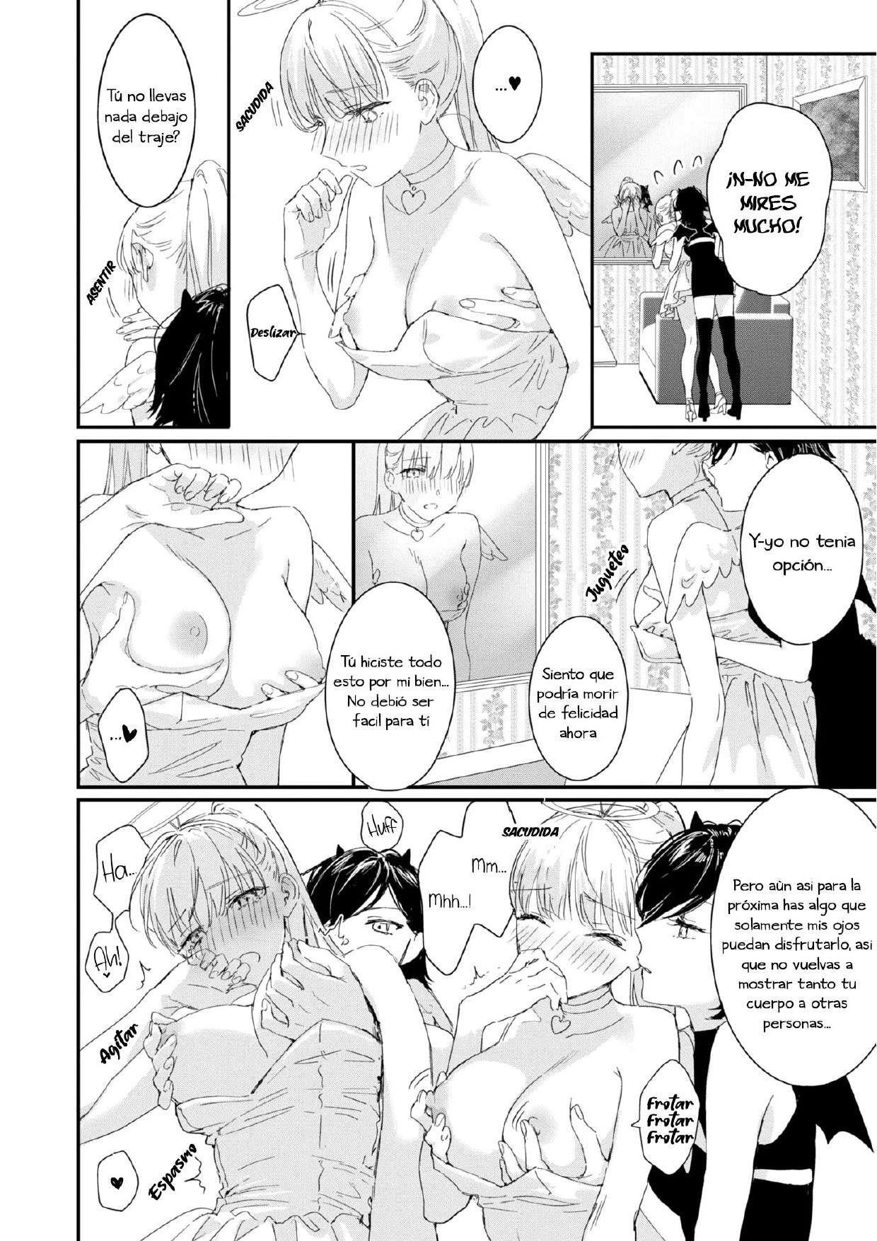 [nipi] Tenshi-chan wa Yuuwakushitai | A Little Angel's Temptation (Cosplay Yuri Ecchi Anthology) [Spanish] [AhegaoKuroneko143] [Digital] image number 14