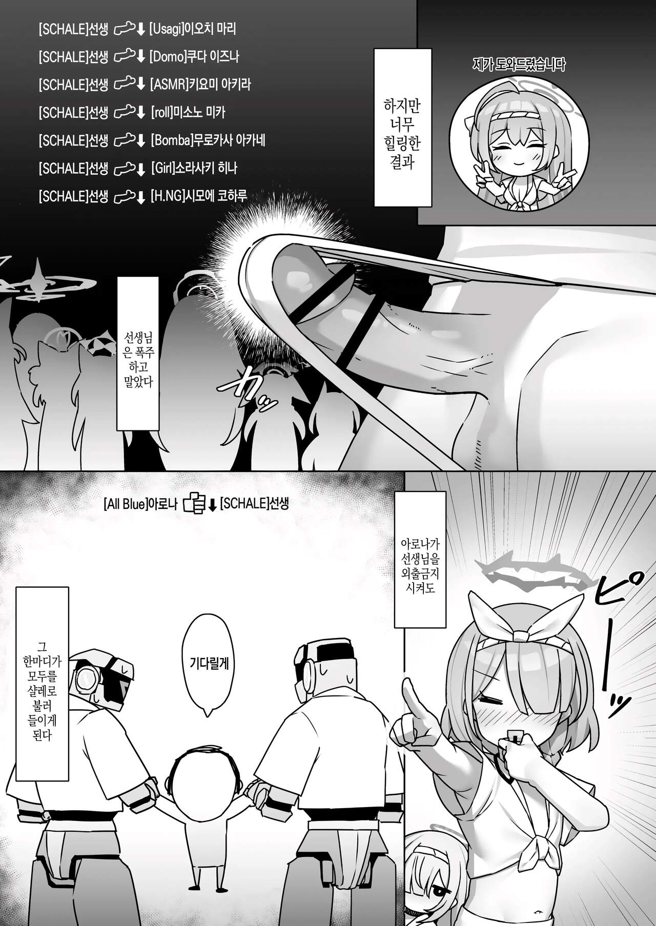 [Higedokoro (Alapi)] Soreike!! BluArch Fundoshi-bu -Mari Hen- | 가라!! 블루아카 훈도시부 -마리 편- (Blue Archive) [Korean] [Digital] 图片编号 4