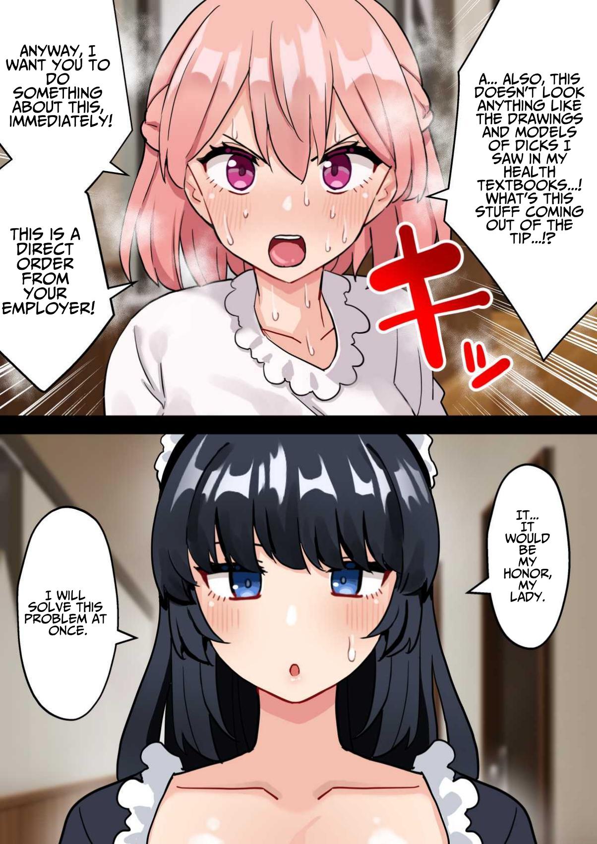 [Hota Home (Hotaru)] 24-Jikan Oho-goe Doubutsu Koubi no Yakata ~Futanari Ojou-sama ga Bakunyuu Maid ni Chinpo Kanri Sareru Hanashi~ | The House of 24 Hour Moaning Inducing Animalistic Mating [English] [T's Translations] 10eme image