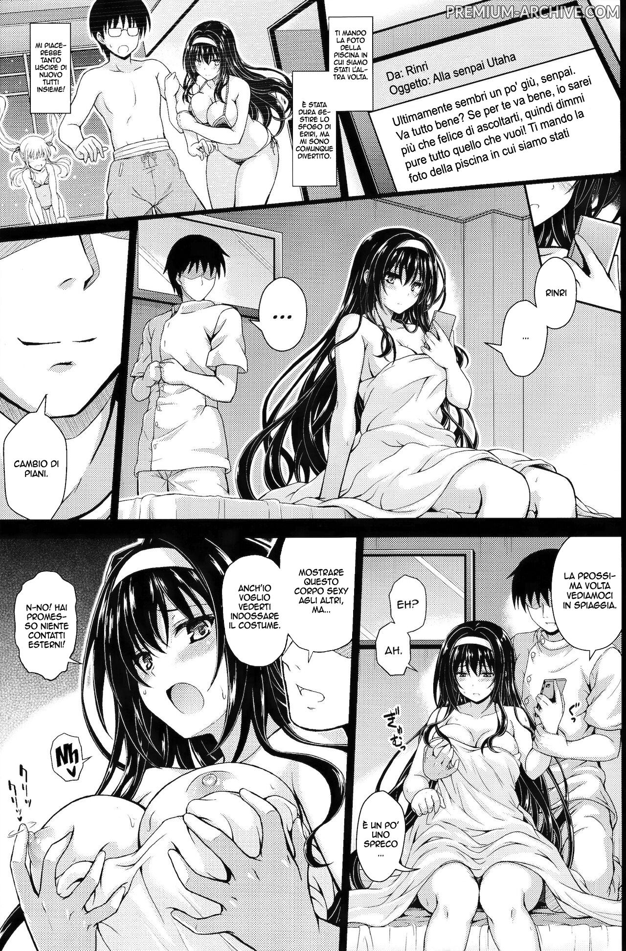 (COMIC1☆13) [Yumeya Honpo (Mukeikaku)] Yakusoku no Yukue | Il Risultato Promesso (Saenai Heroine no Sodatekata) [Italian] 이미지 번호 4