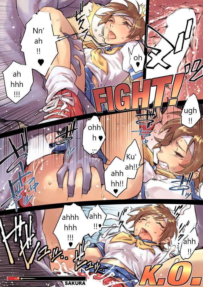[Jelly Shrimp] Sakura vs Kuromaru (Street Fighter) (English)(MTL BASTARD) 이미지 번호 5