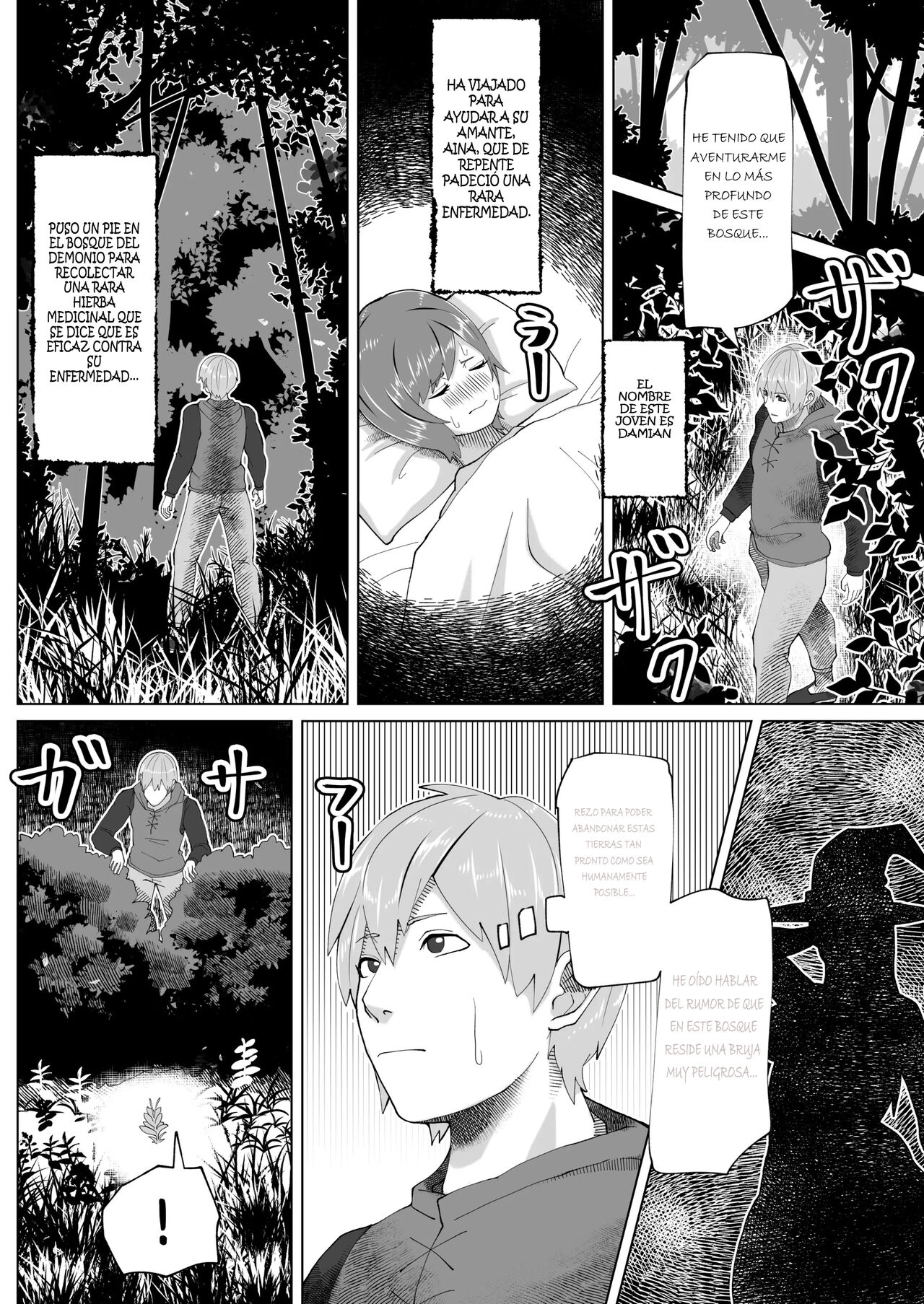 [bekobeko] Futanari Majo no Mori [Spanish] [BananaForever] 图片编号 2