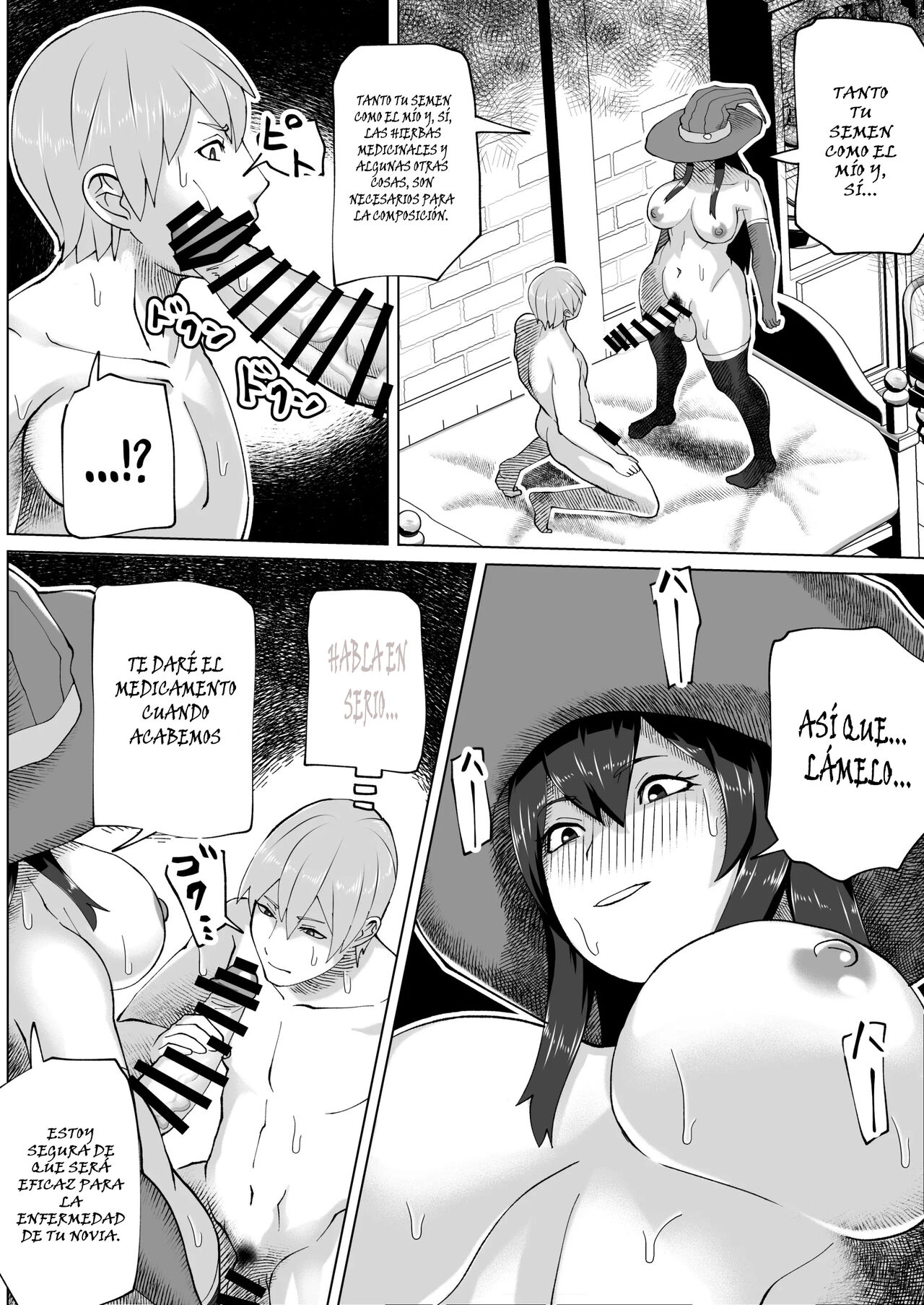 [bekobeko] Futanari Majo no Mori [Spanish] [BananaForever] 图片编号 12