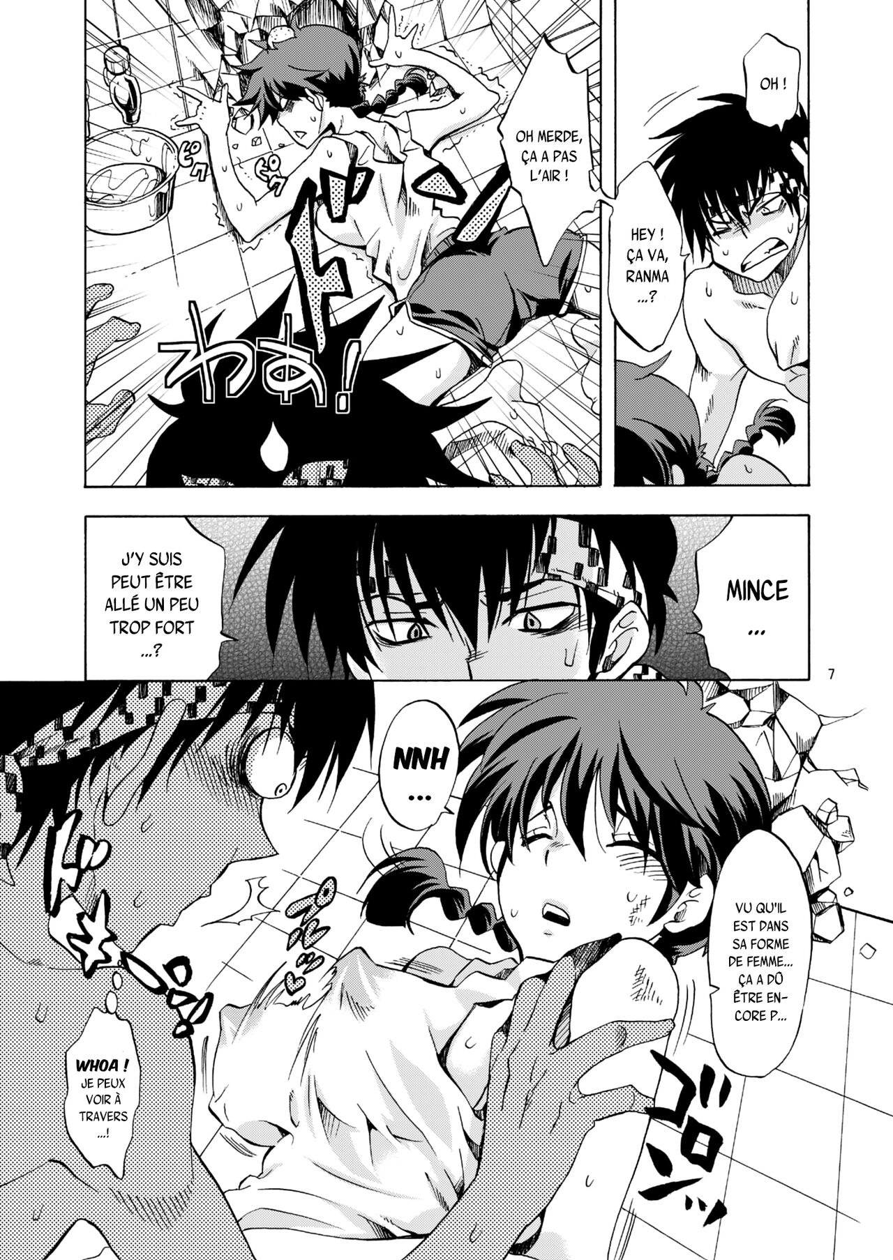 (C83) [Kurione-sha (YU-RI)] Osage no Ano Ko ni Mugamuchuu (Ranma 1/2) [French] {SAXtrad} Bildnummer 7