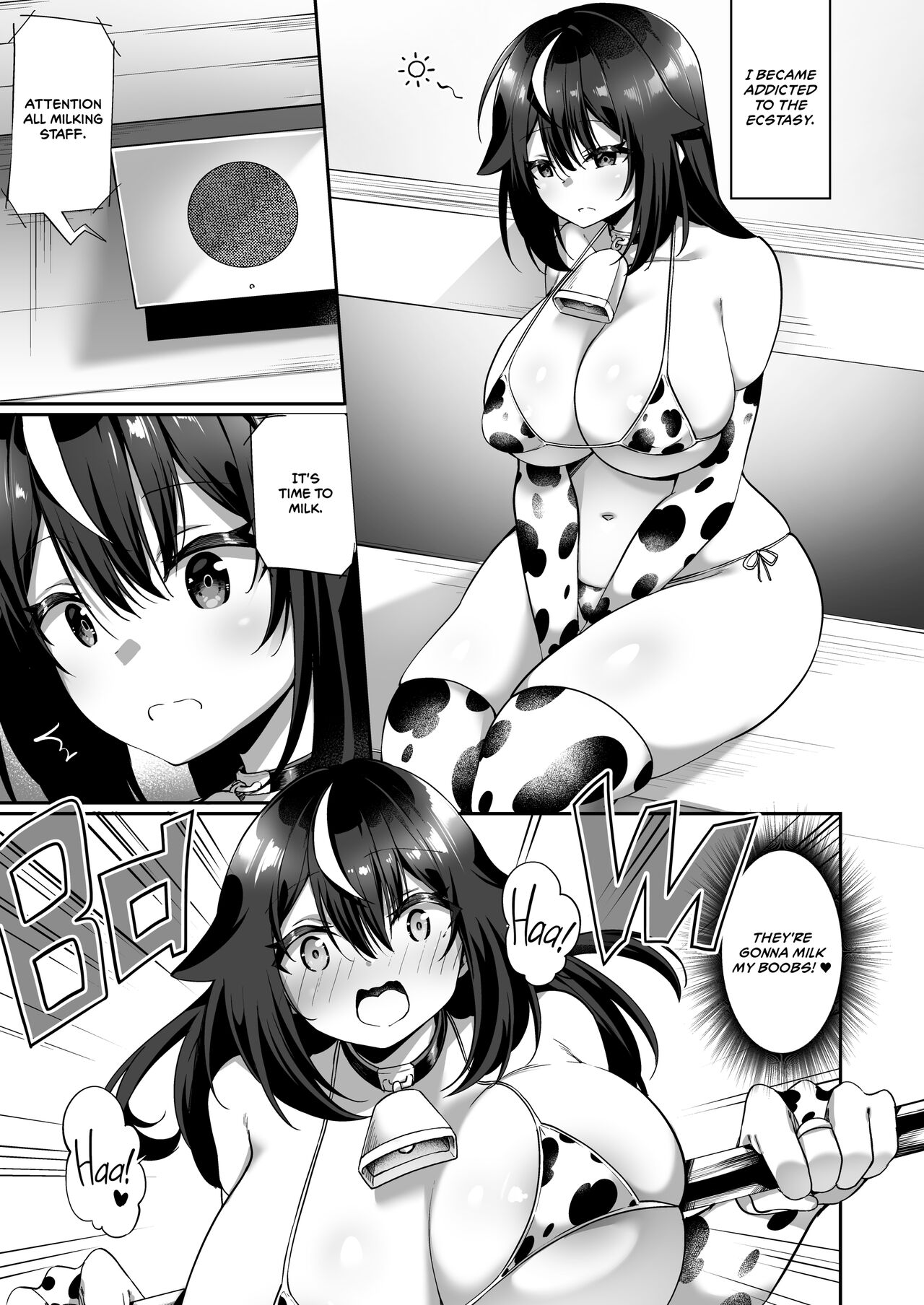 [Amuai Okashi Seisakusho (Kanmuri)] TS Sakunyuu Ikimakuri Seikatsu! | Gender Swap Milking Life! [English] {2d-market.com} [Decensored] 24eme image