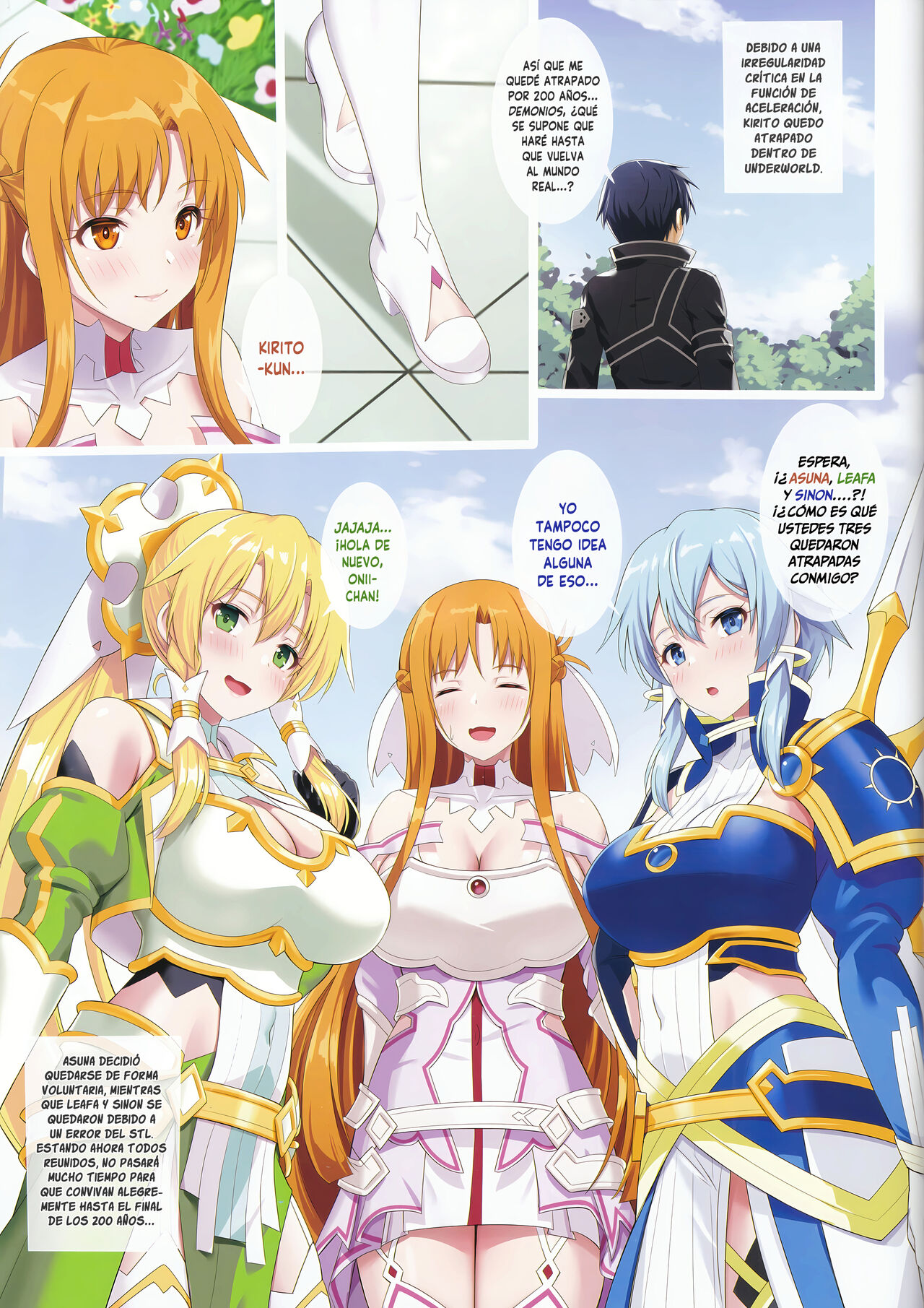 (C103) [Primal Gym (Kawase Seiki)] Underworld Lovers (Sword Art Online) [Spanish] image number 3