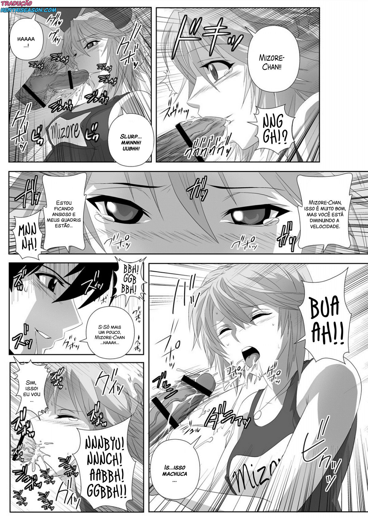 [Kamoro-Sa-Z (Migiyori, Oobanburumai)] Capucchuu to Omakebon | Capucchuu Extra Story (Capucchuu to Vampire Soushuuhen) (Rosario + Vampire) [Portuguese-BR] [Hentai Season] [Digital] imagen número 8