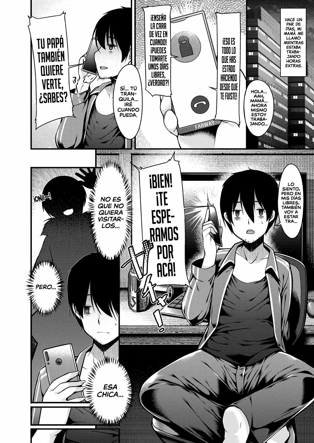 [Kotoba Ai] INAKA NI KISEI SHITA BOKU GA KURO GYARU JK NA IMOUTO TO PAPAKATSU CAP. 1-6 | LA HISTORIA DE COMO REGRESE A MI CASA EN EL CAMPO Y ME VOLVI EL SUGAR DADDY DE MI HERMANA MENOR CAP.1-6 (Spanish) image number 2