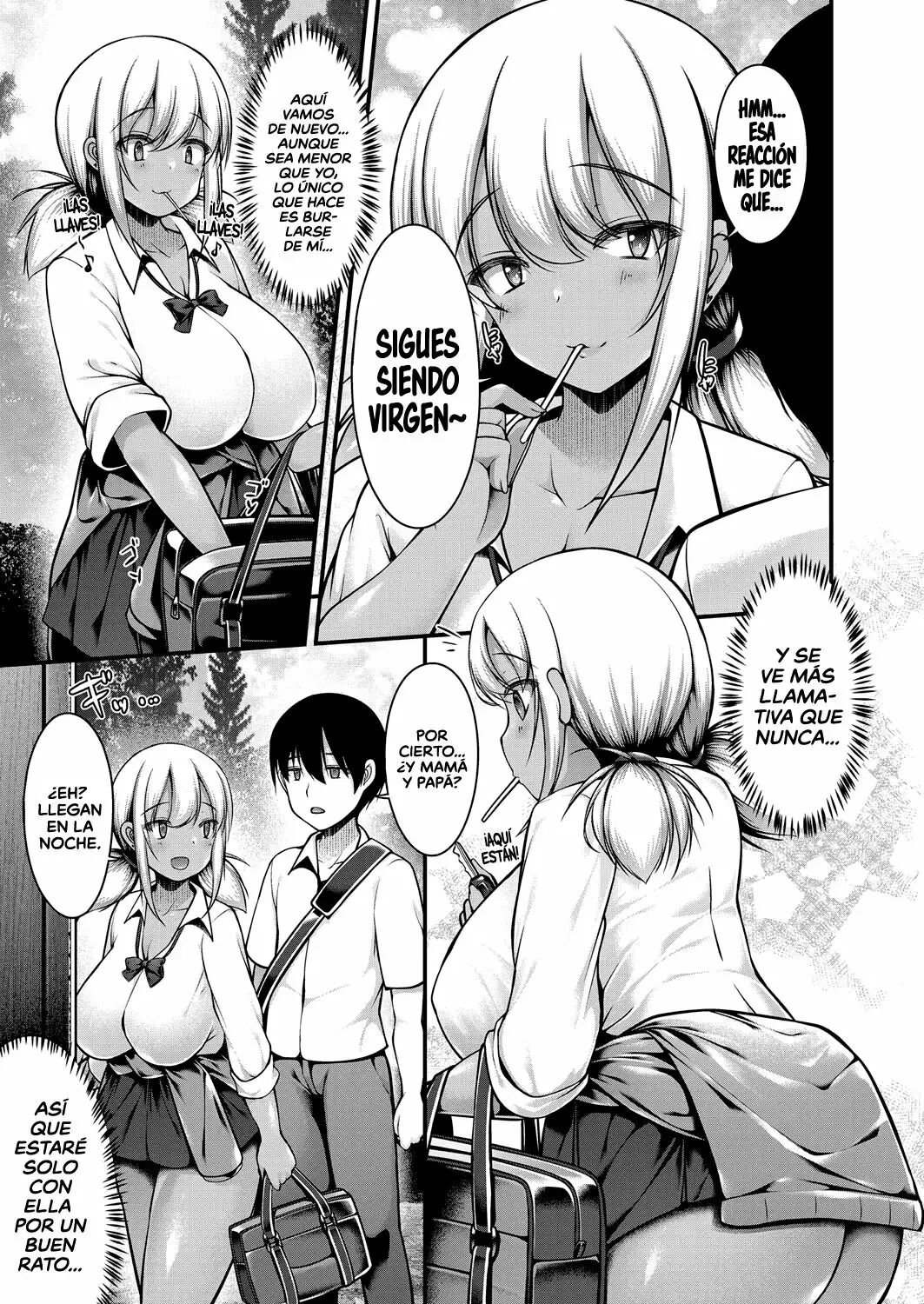 [Kotoba Ai] INAKA NI KISEI SHITA BOKU GA KURO GYARU JK NA IMOUTO TO PAPAKATSU CAP. 1-6 | LA HISTORIA DE COMO REGRESE A MI CASA EN EL CAMPO Y ME VOLVI EL SUGAR DADDY DE MI HERMANA MENOR CAP.1-6 (Spanish) image number 5